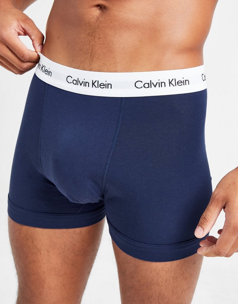 CALVIN KLEIN BOKSERKI 3 PACK TRUNKS U2662GI03 Niebieski