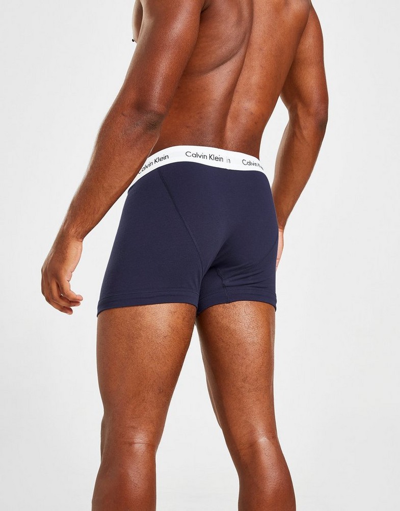 CALVIN KLEIN BOKSERKI 3 PACK TRUNKS U2662GI03 Niebieski
