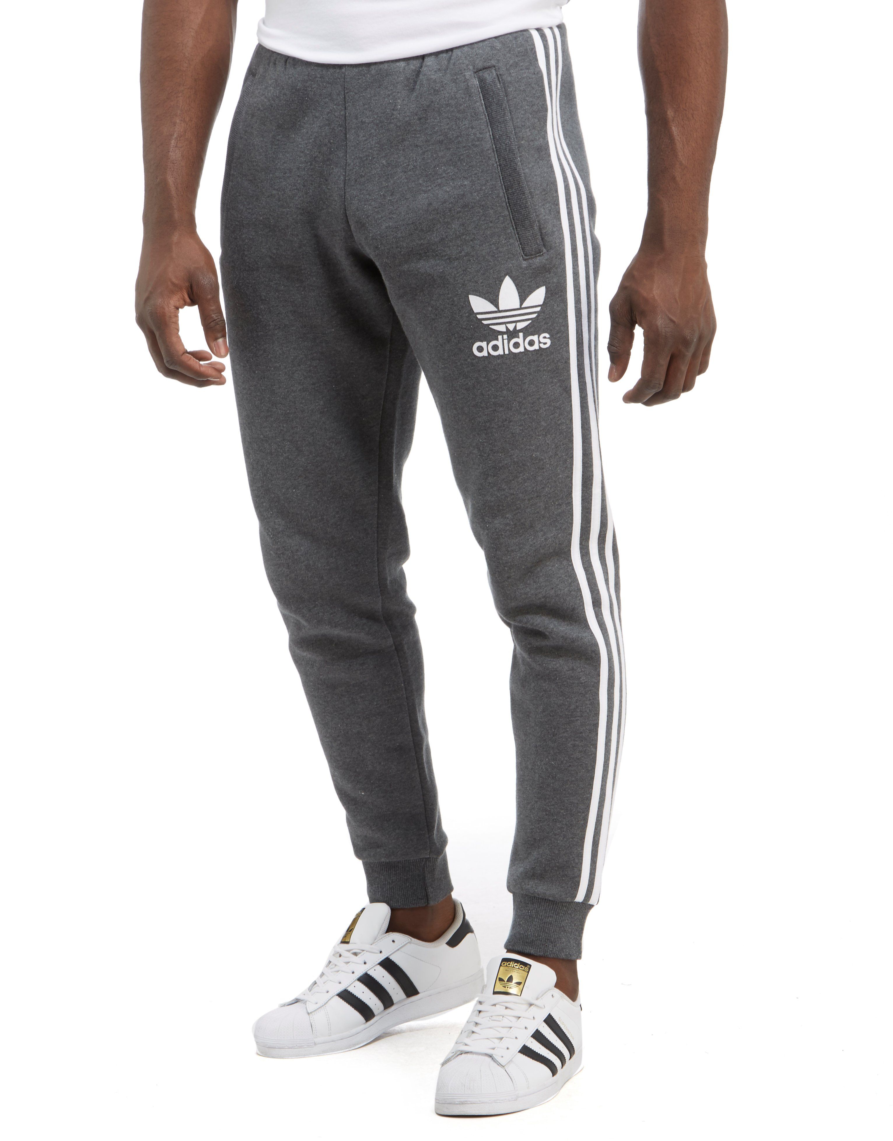 adidas skinny jogging bottoms