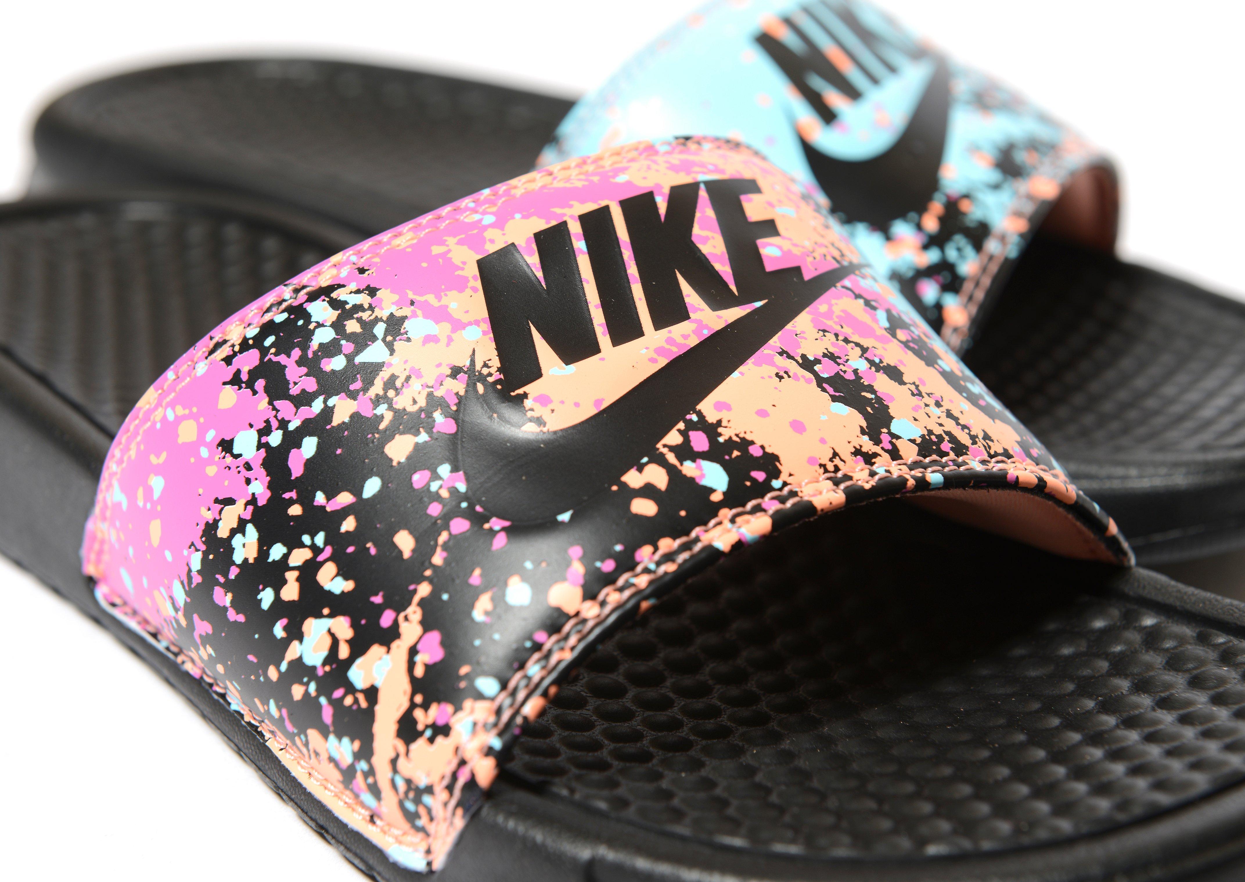 claquette nike blanche femme