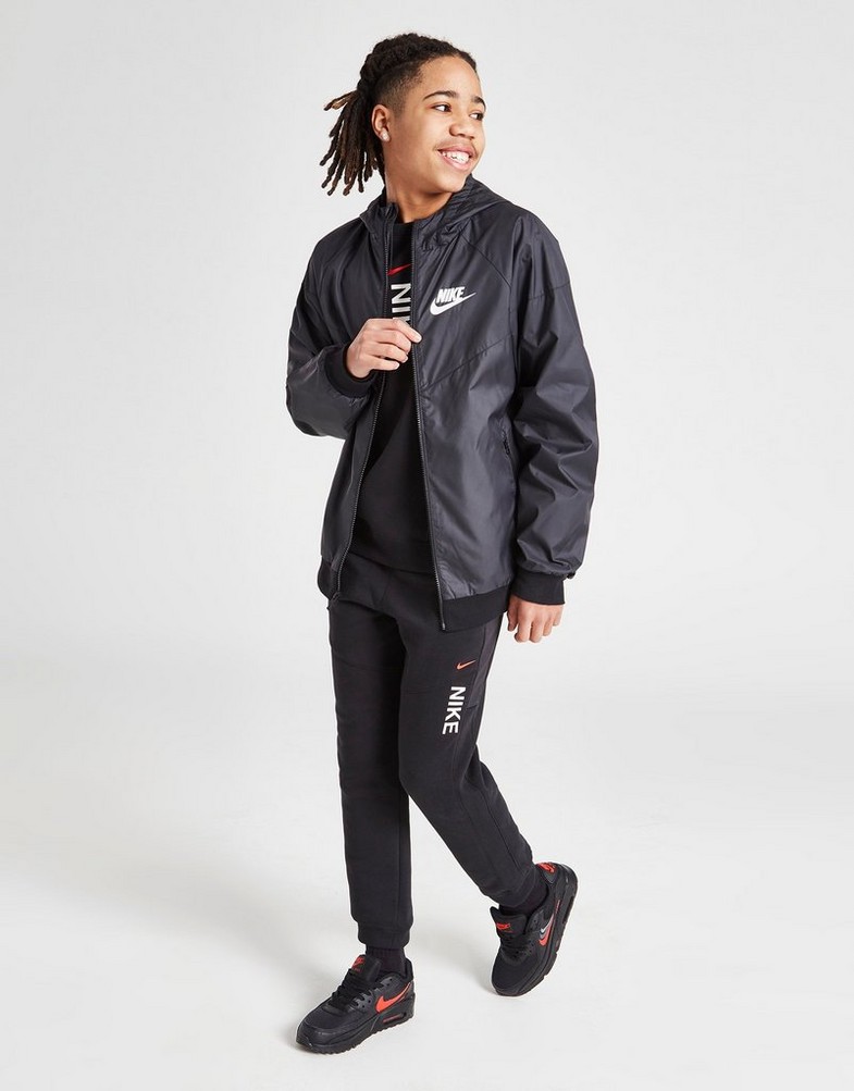NIKE BUNDA PRZEJŚCIOWA SPORTSWEAR WINDRUNNER WINDRUNNER JACK 850443-011 Čierna