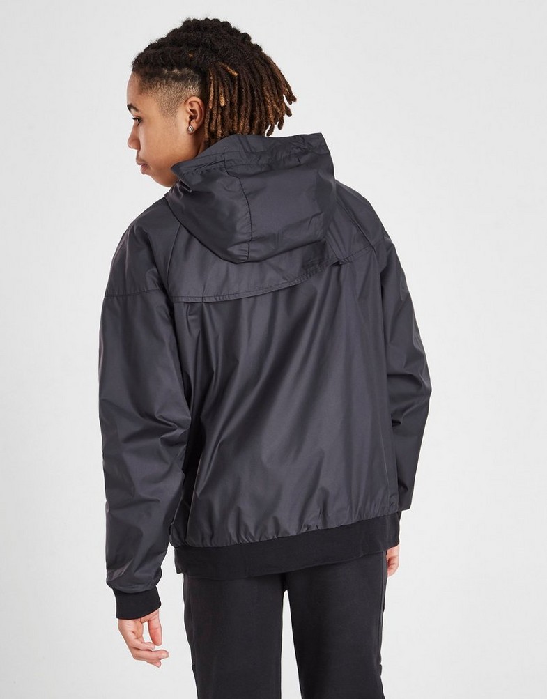 NIKE BUNDA PRZEJŚCIOWA SPORTSWEAR WINDRUNNER WINDRUNNER JACK 850443-011 Čierna