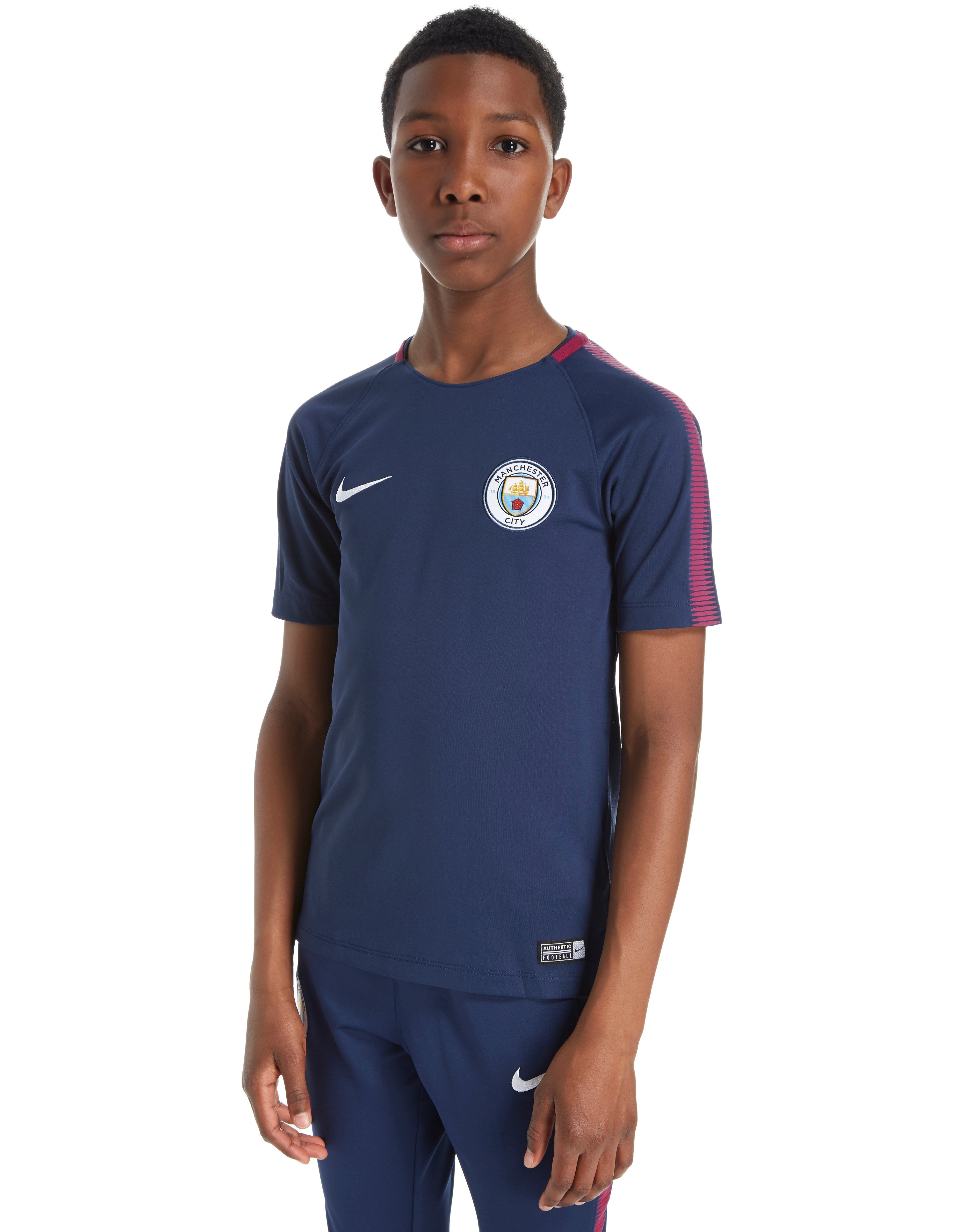 Nike Manchester City 2017/18 Squad Training Shirt Jnr | JD Sports