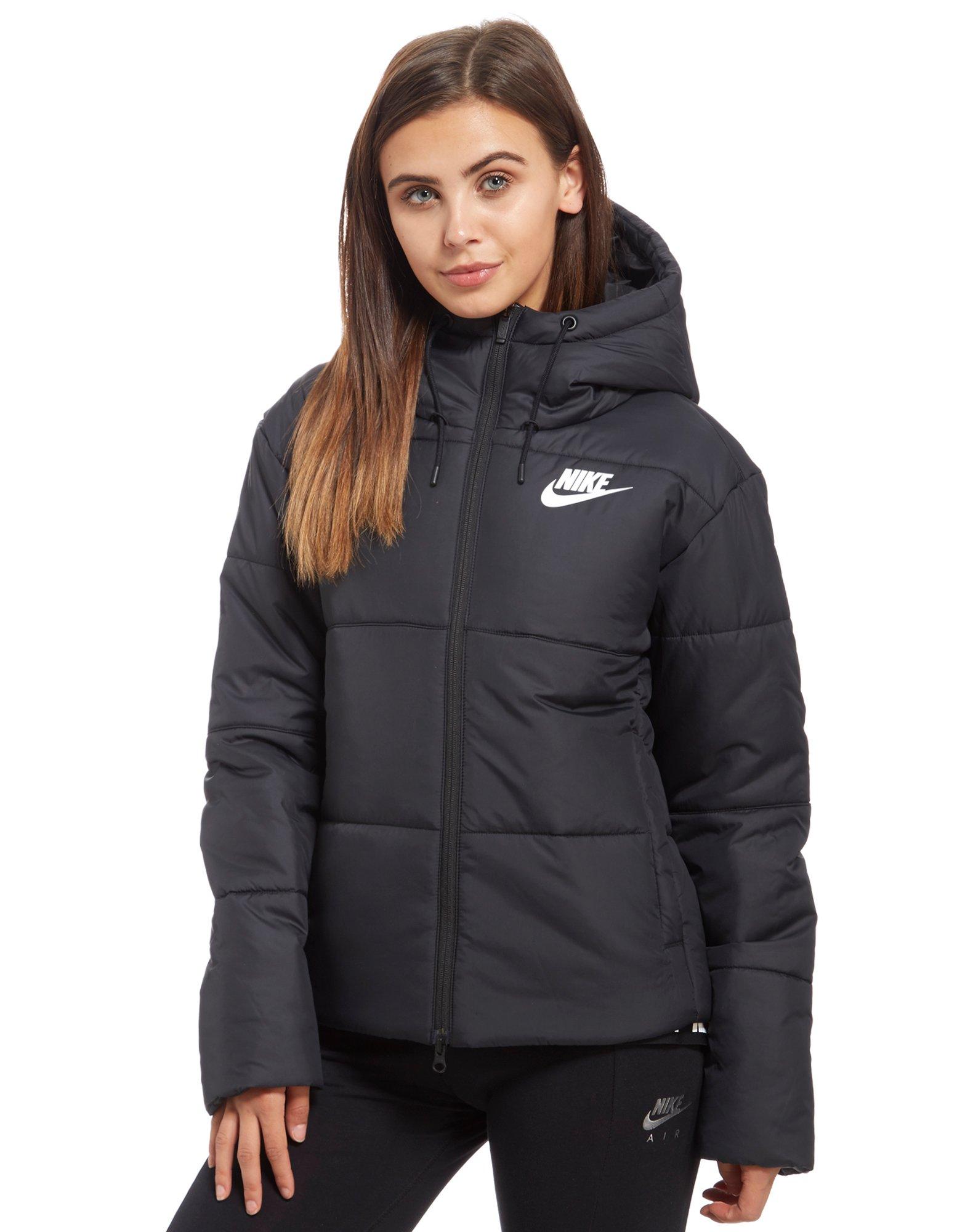 nike black coat womens