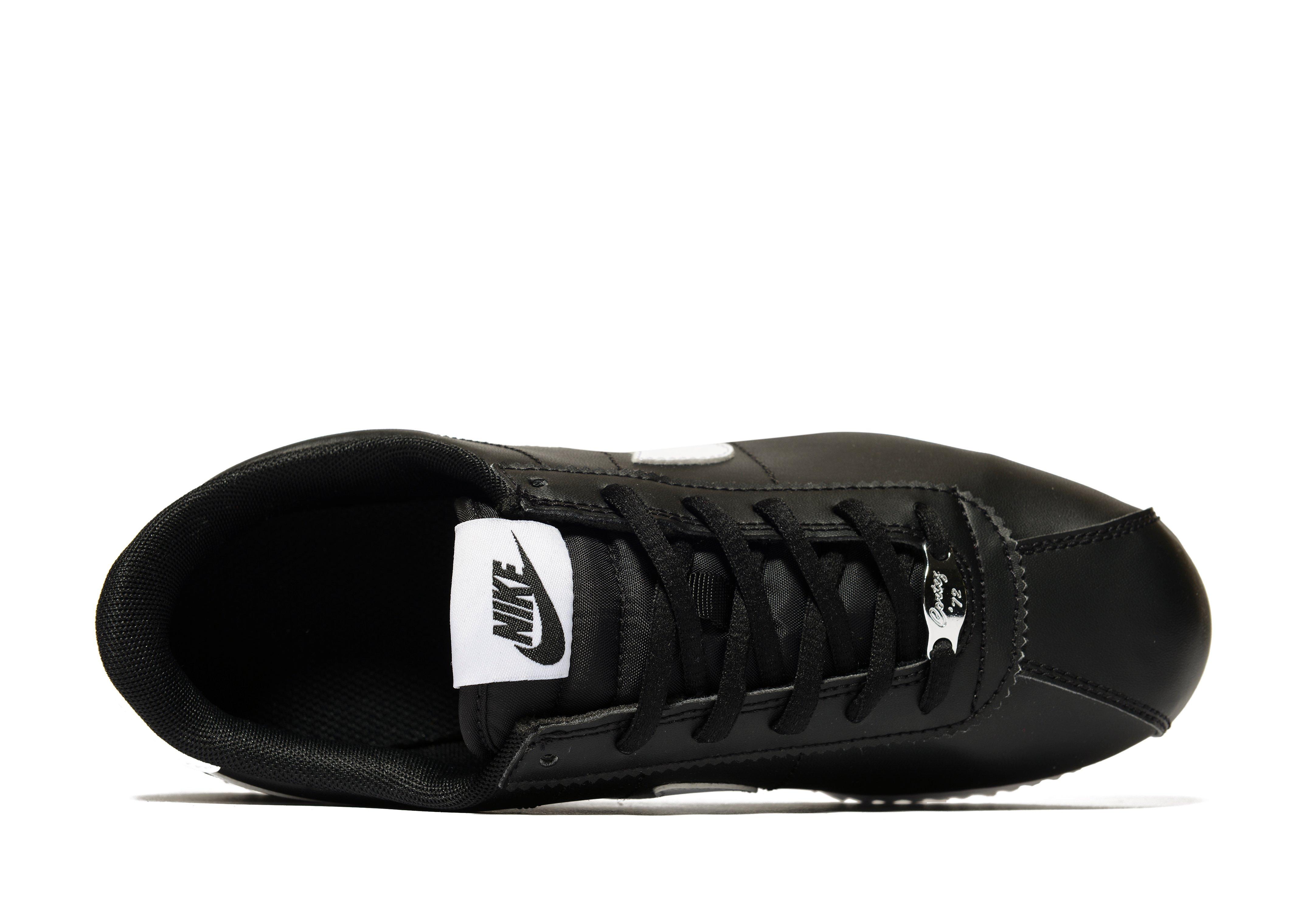 nike cortez junior black