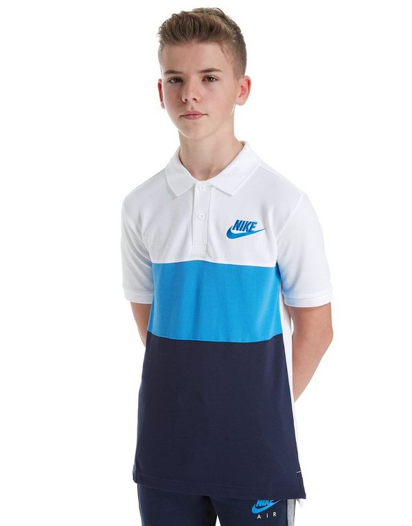 Nike Colour Block Polo Shirt Junior