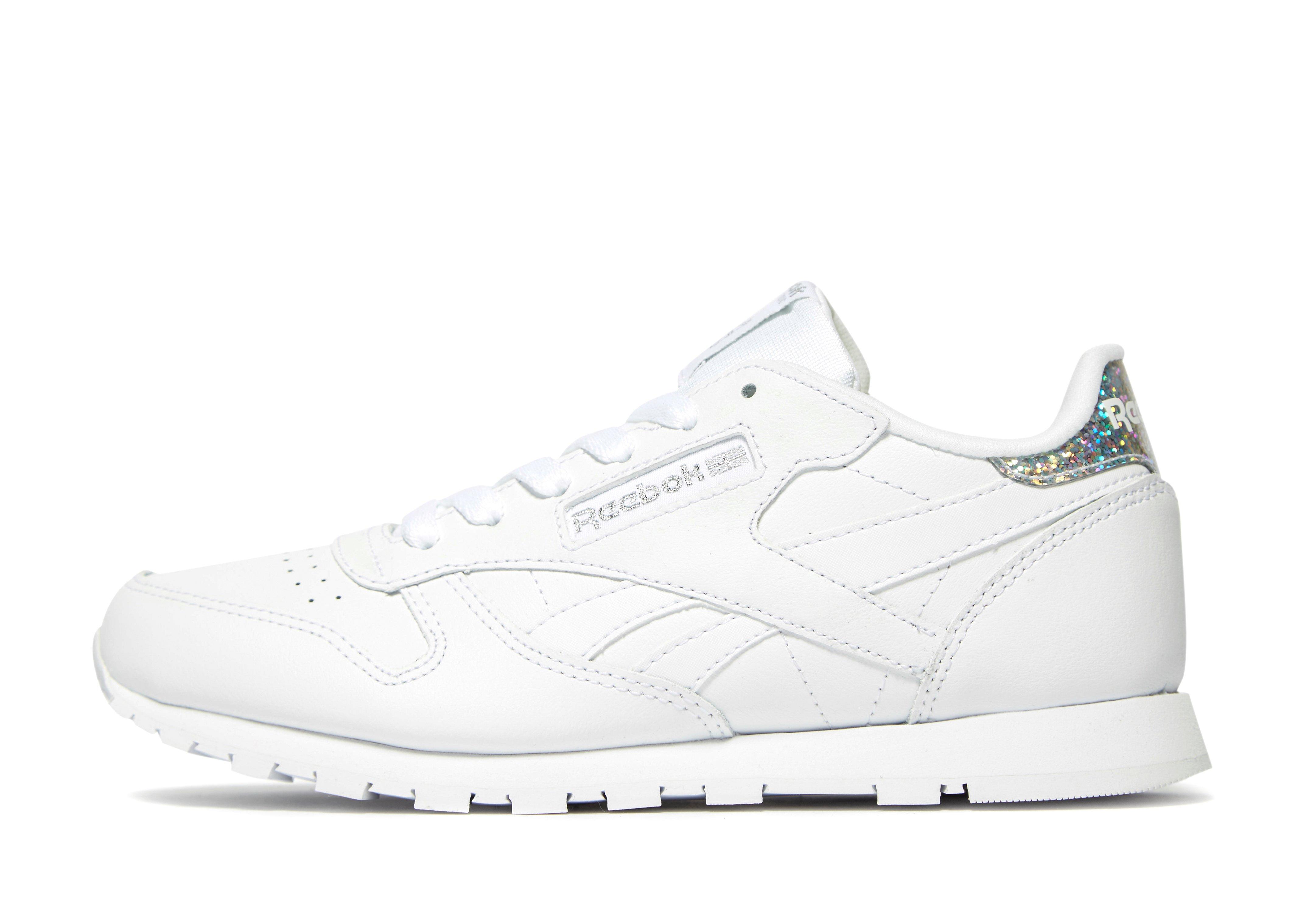 buty reebok classic leather white junior