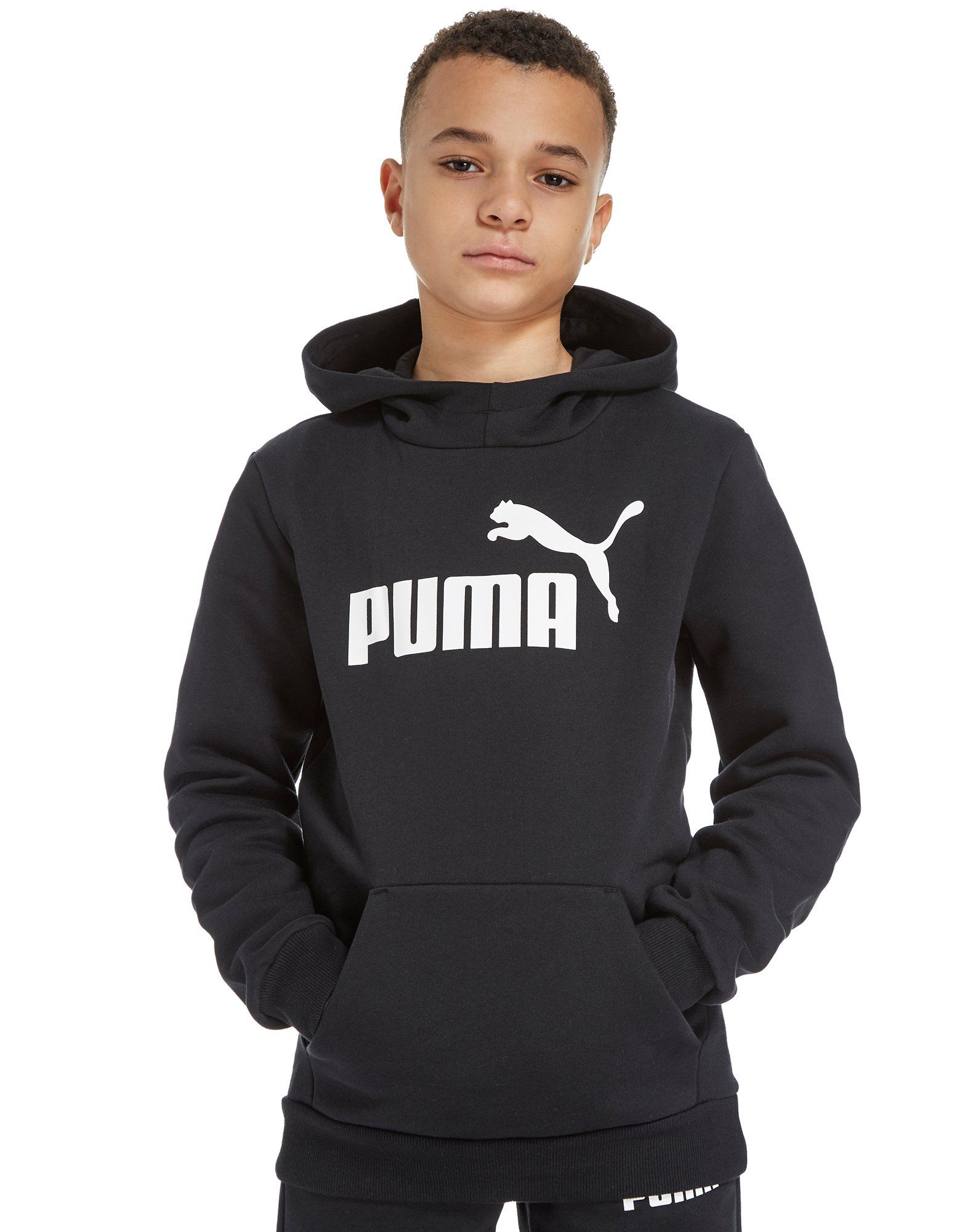 PUMA Core Logo Overhead Hoodie Junior | JD Sports