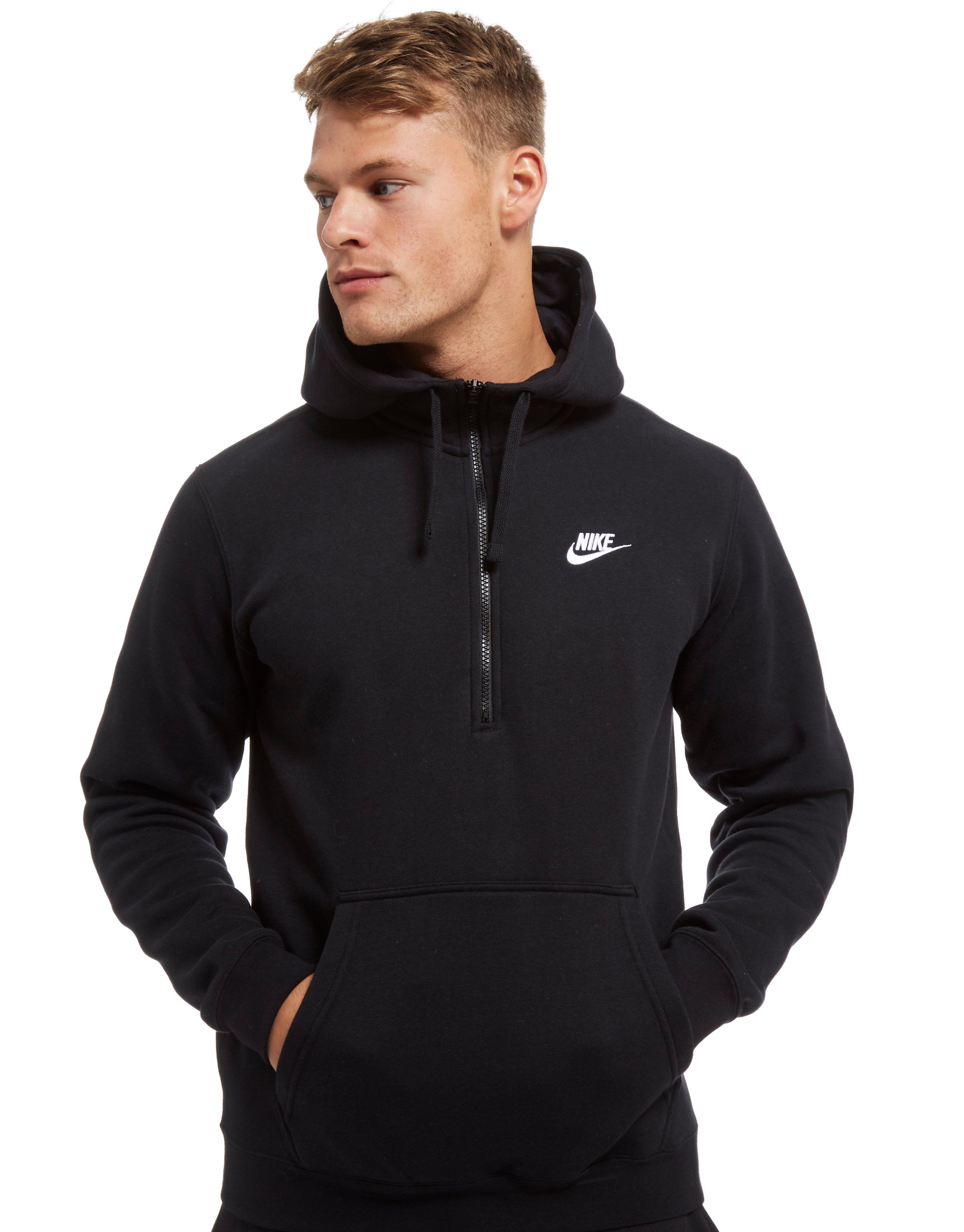 Nike Club 1/2 Zip Hoodie | JD Sports