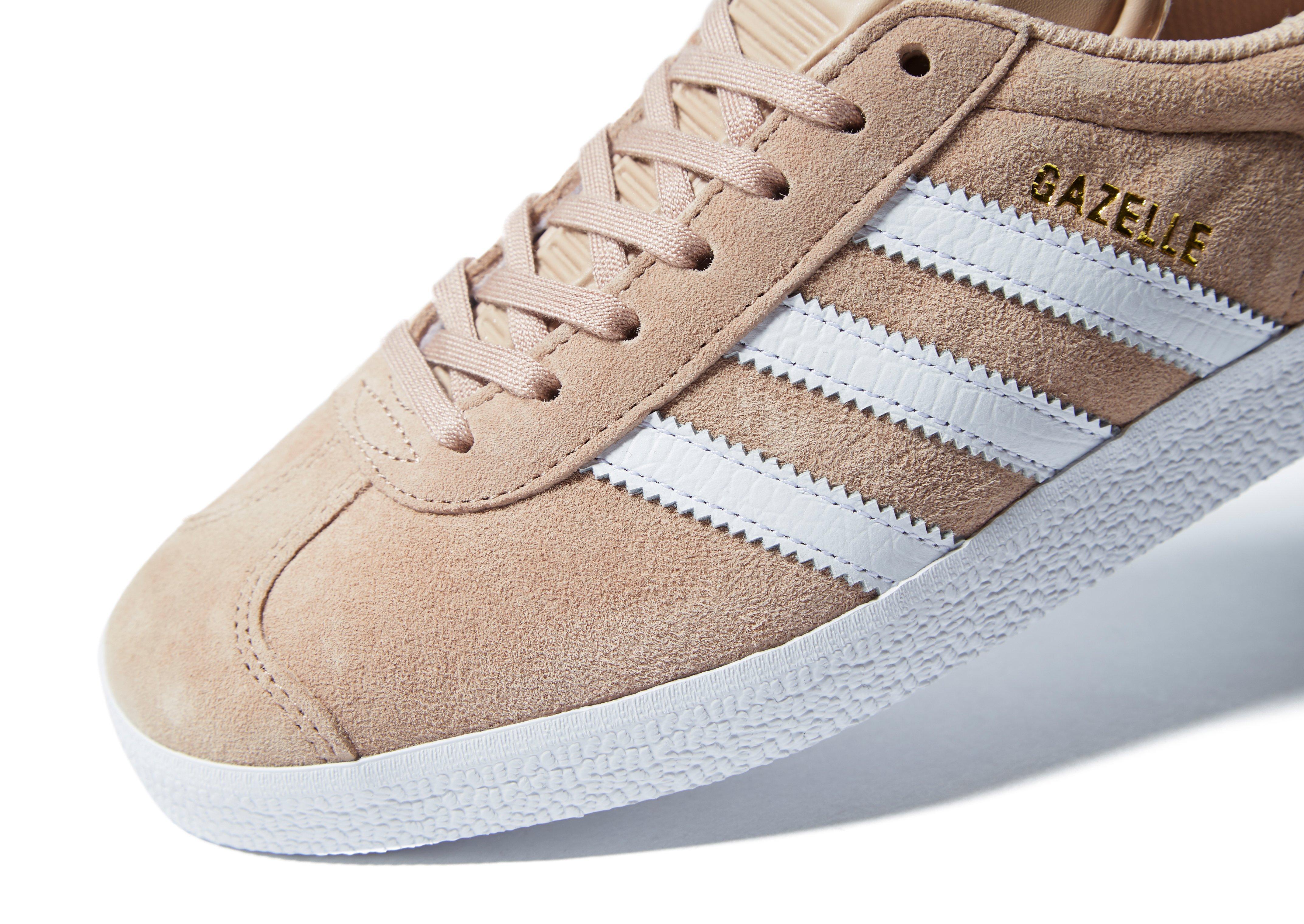 beige gazelles womens