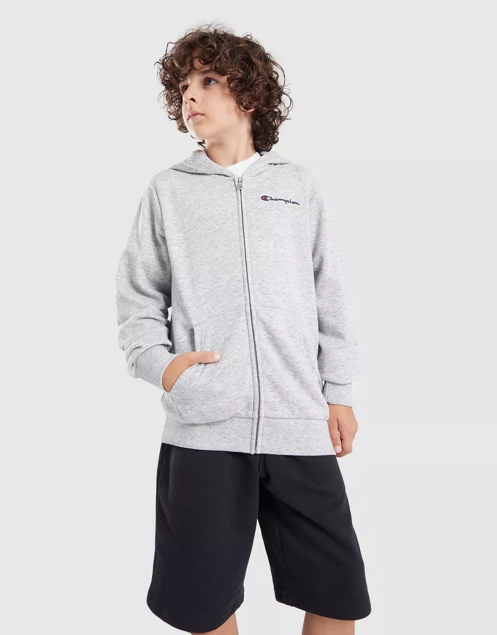 CHAMPION КОФТА НА БЛИСКАВЦІ З КАПЮШОНОМ HOODED ZIP B, фото 1 з 4