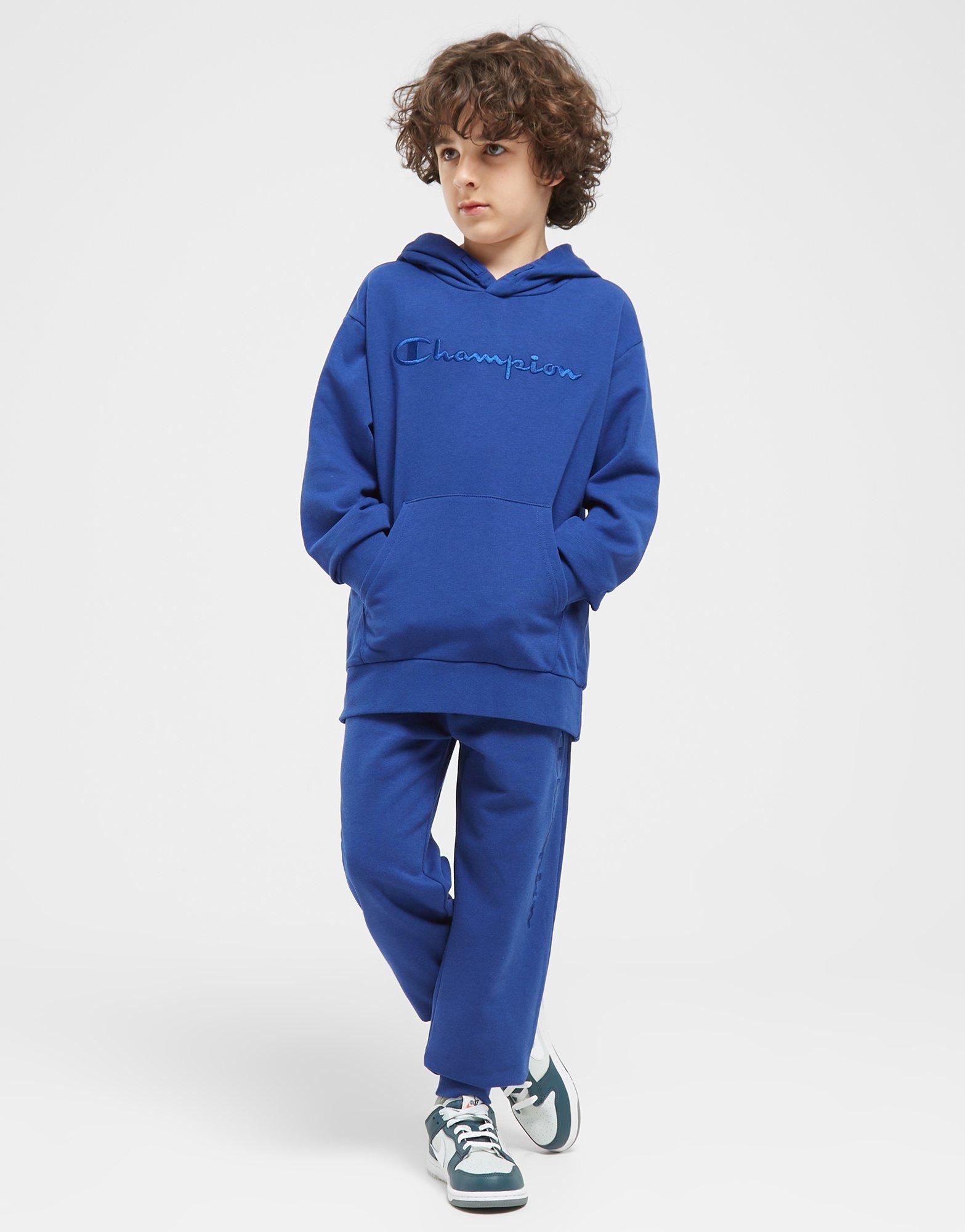 Gyerek pulóver CHAMPION PULÓVER KAPUCNIS HOODED SWEATSHIRT B 306763BS559 Sötétkék