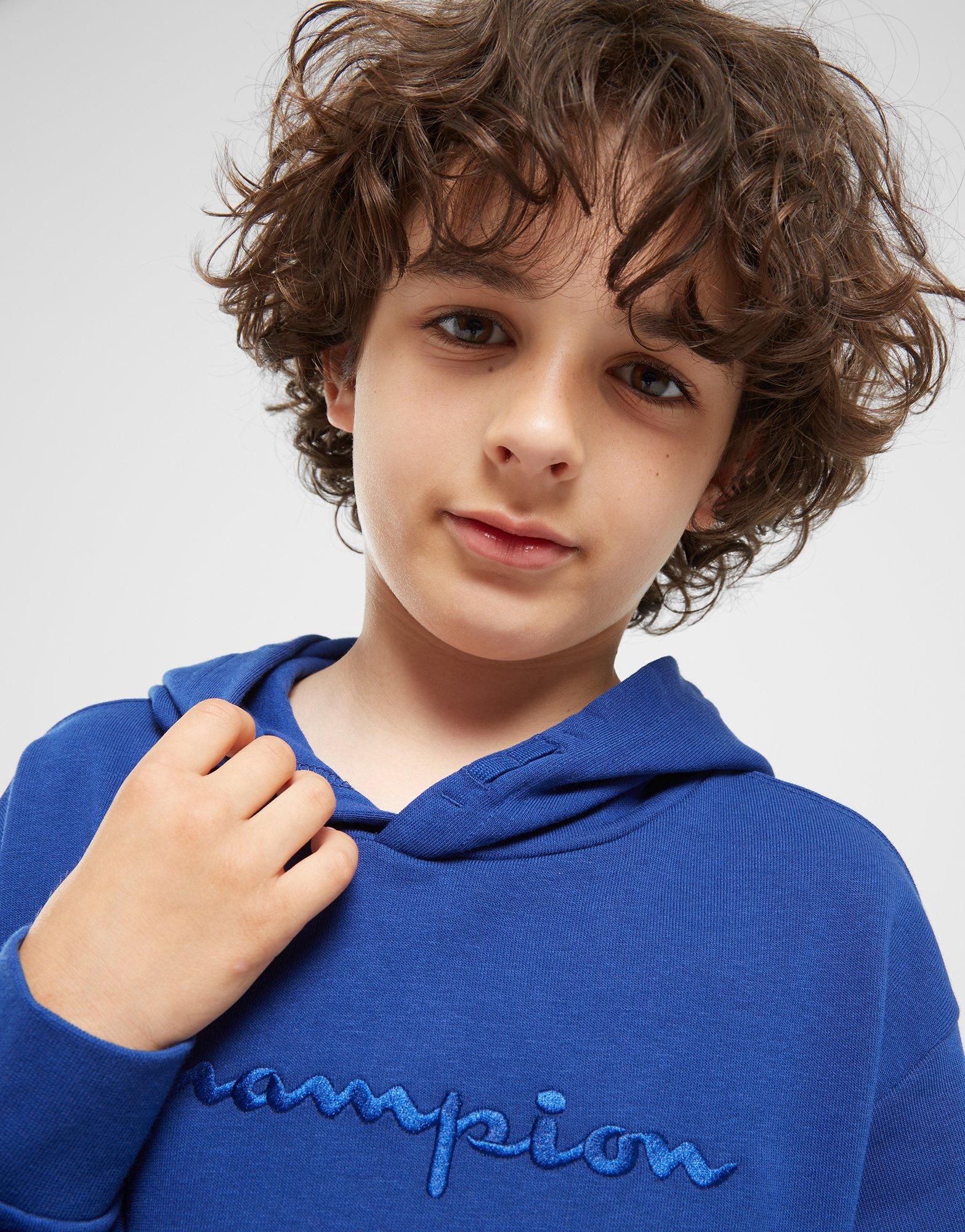 Gyerek pulóver CHAMPION PULÓVER KAPUCNIS HOODED SWEATSHIRT B 306763BS559 Sötétkék