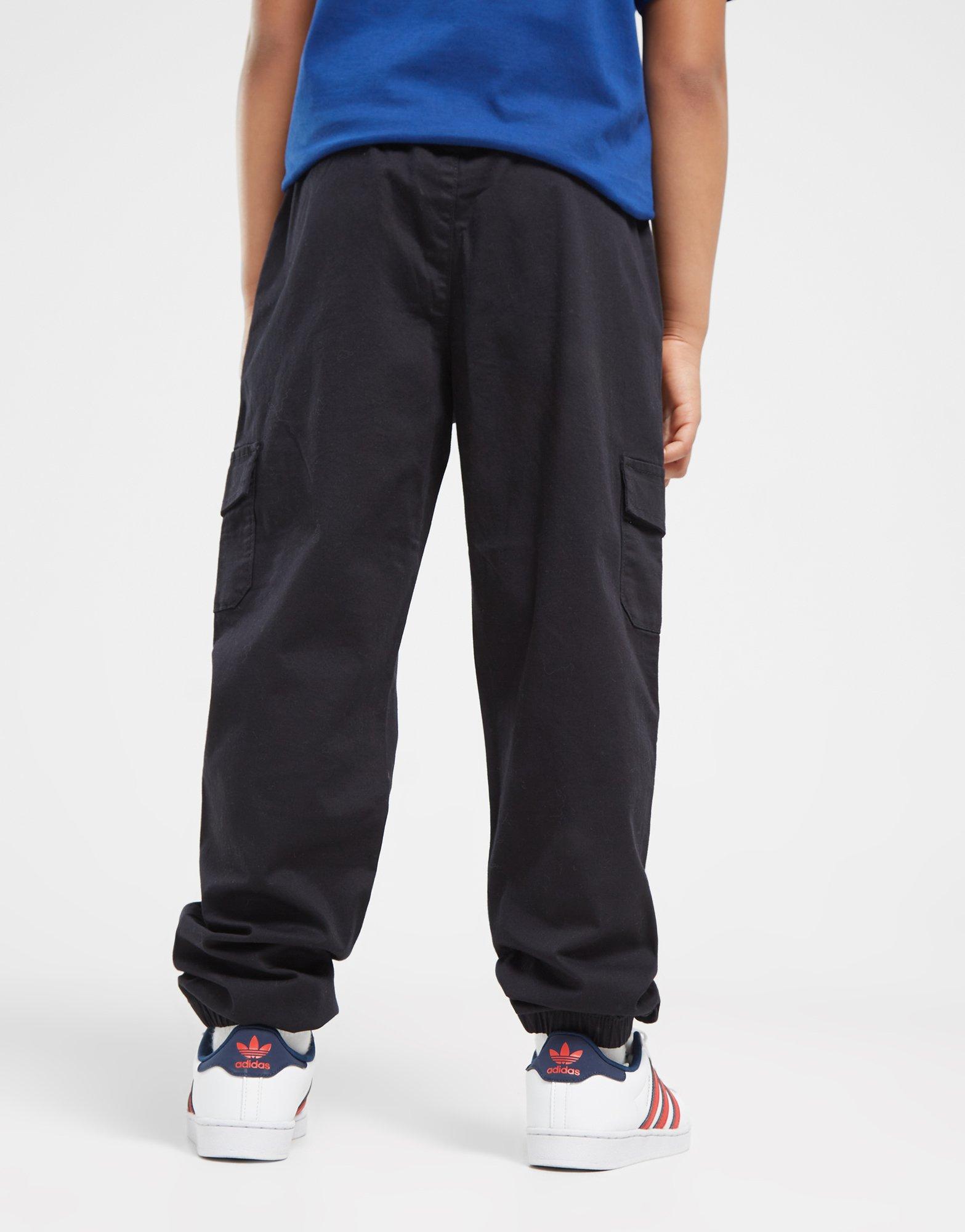 Детски панталон CHAMPION ПАНТАЛОНИ ELASTIC CUFF CARGO PANT B 306767KK001 Черен