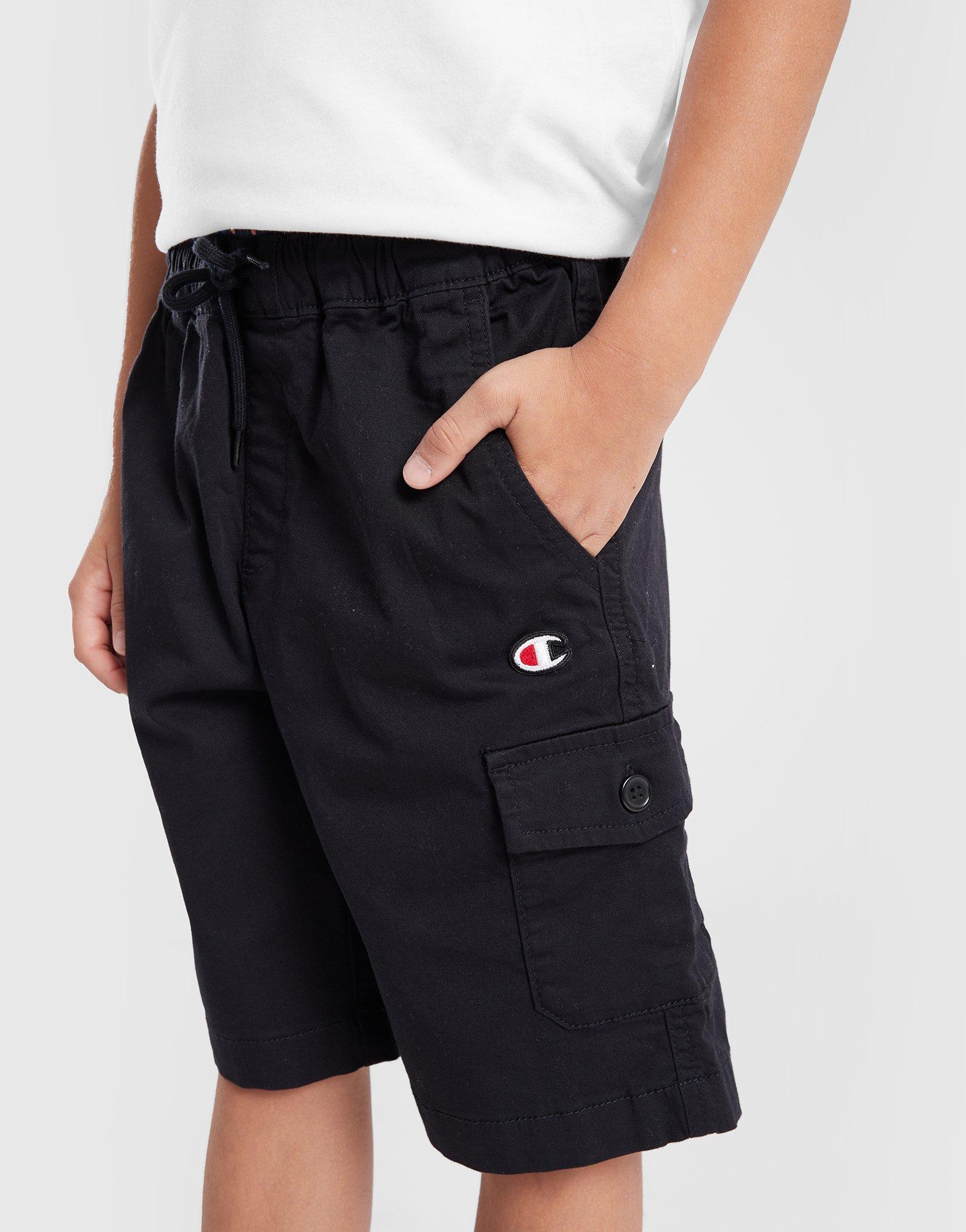 Gyerek rövidnadrág CHAMPION RÖVIDNADRÁG CARGO BERMUDA B 306768KK001 Fekete