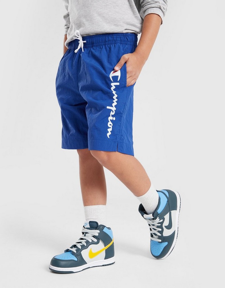 Дитячі шорти CHAMPION ШОРТИ BEACHSHORT B 306771BS003 Блакитний