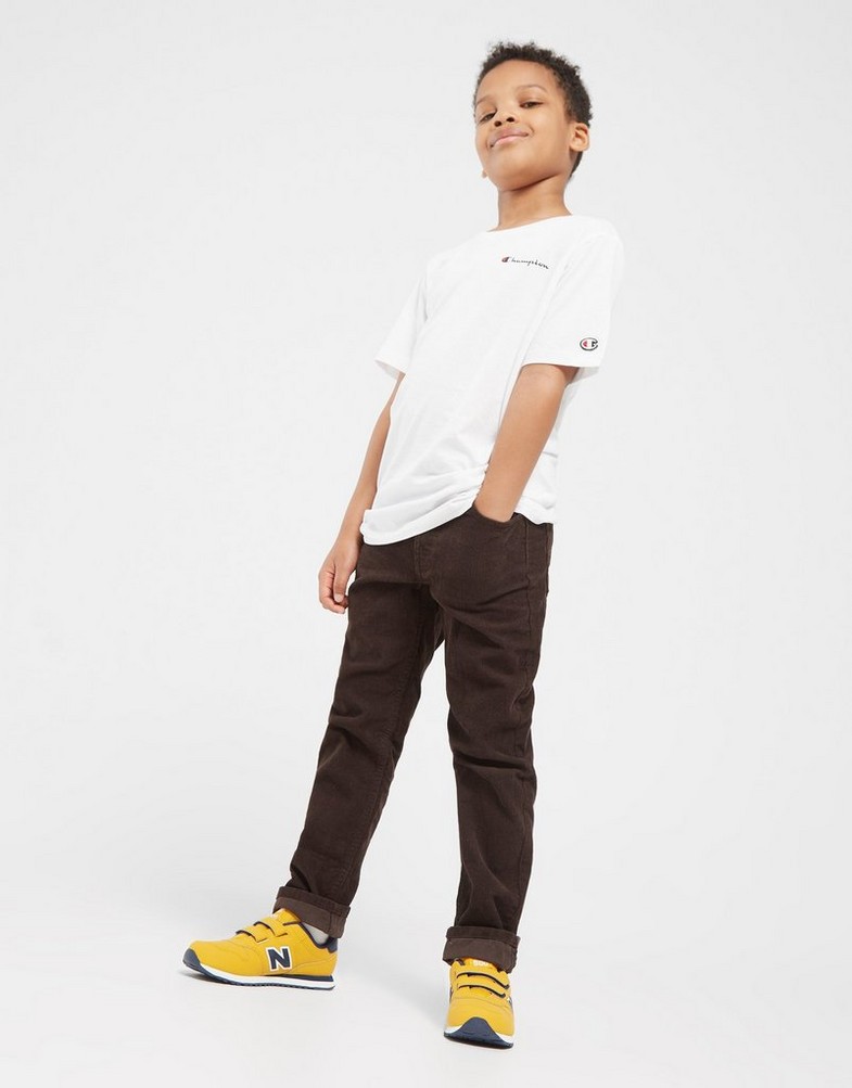 Detské tričko CHAMPION TRIČKO CREWNECK TRIČKO B 306833WW001 Biela