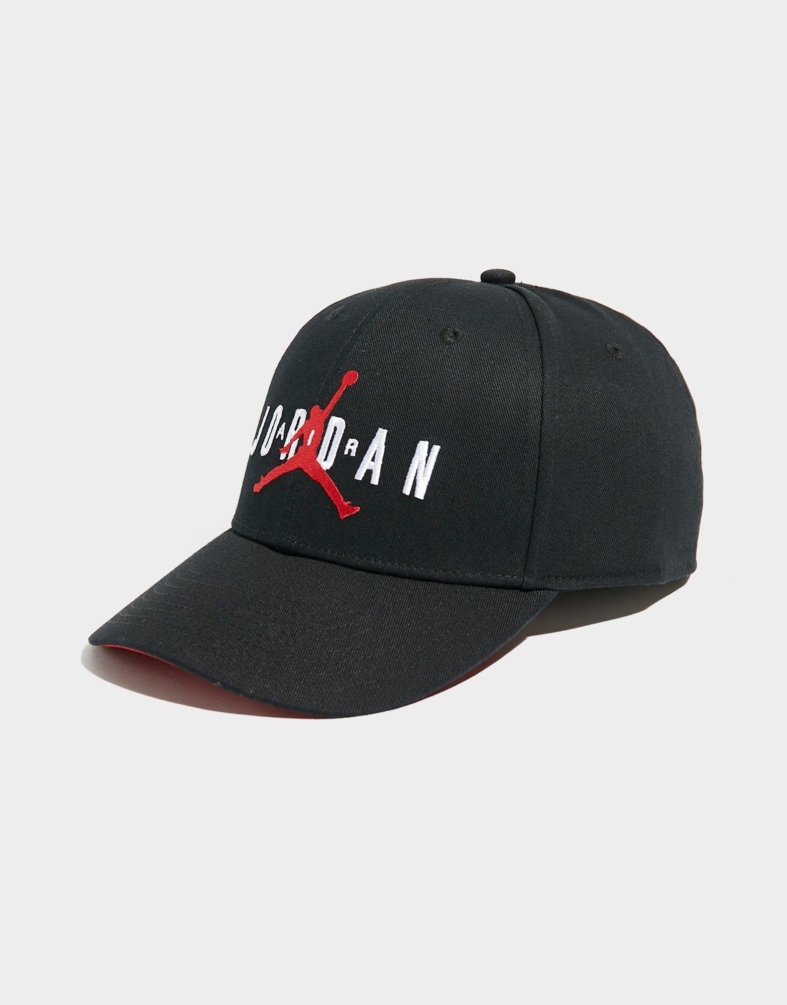 Czapka z daszkiem damska JORDAN CZAPKA LEGACY 91 JUMPMAN AIR CAP CK1248-010 Czarny