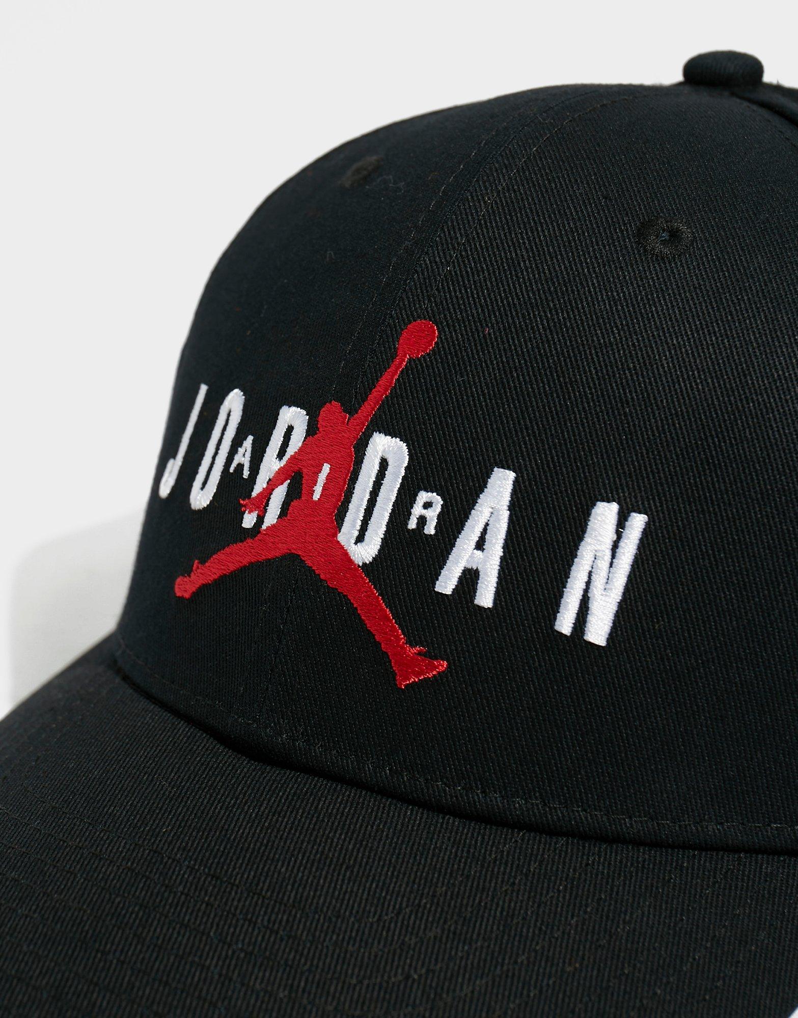 Czapka z daszkiem damska JORDAN CZAPKA LEGACY 91 JUMPMAN AIR CAP CK1248-010 Czarny