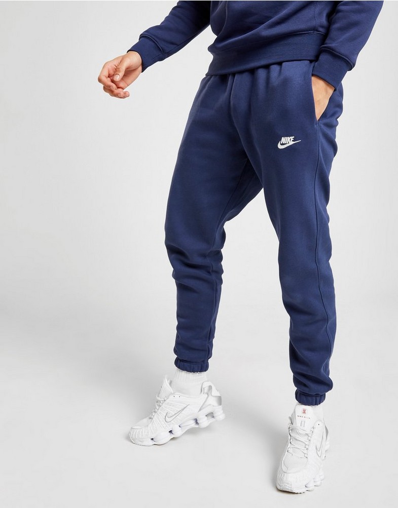 NIKE FOUNDATION FLEECE JOGGERS BV2737-410 Granatowy