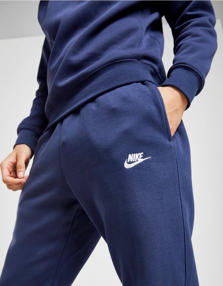 NIKE FOUNDATION FLEECE JOGGERS BV2737-410 Granatowy
