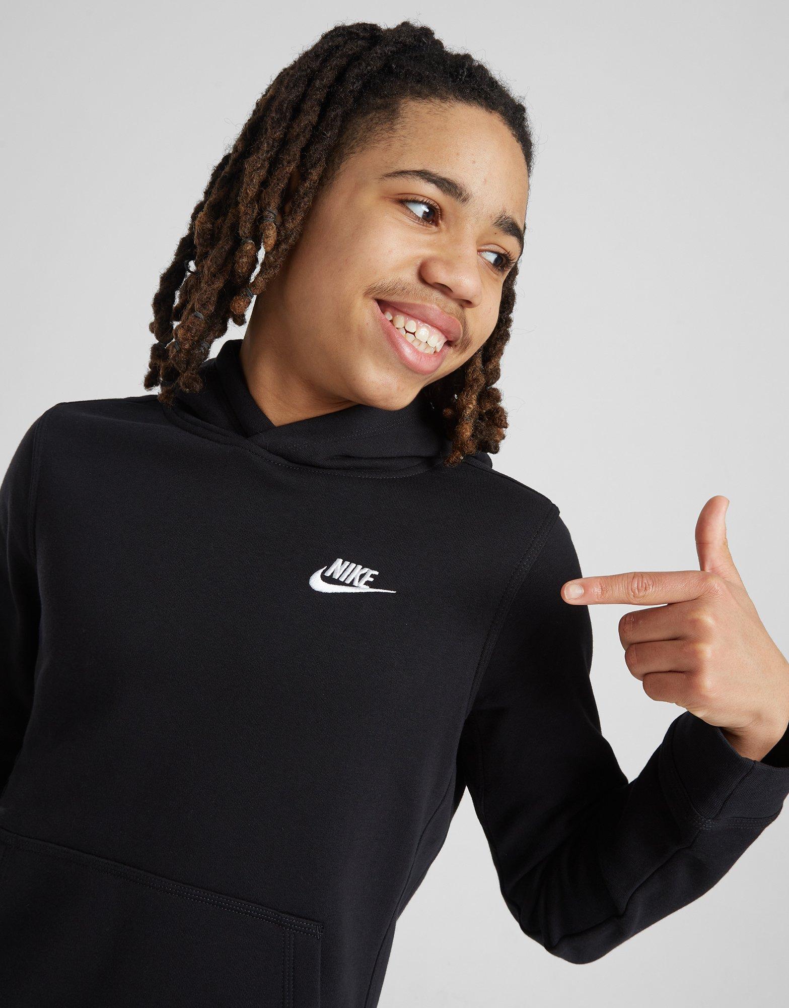 Gyerek pulóver NIKE FRANCHISE OVERHEAD HOODIE JUNIOR BOY BV3757-011 Fekete