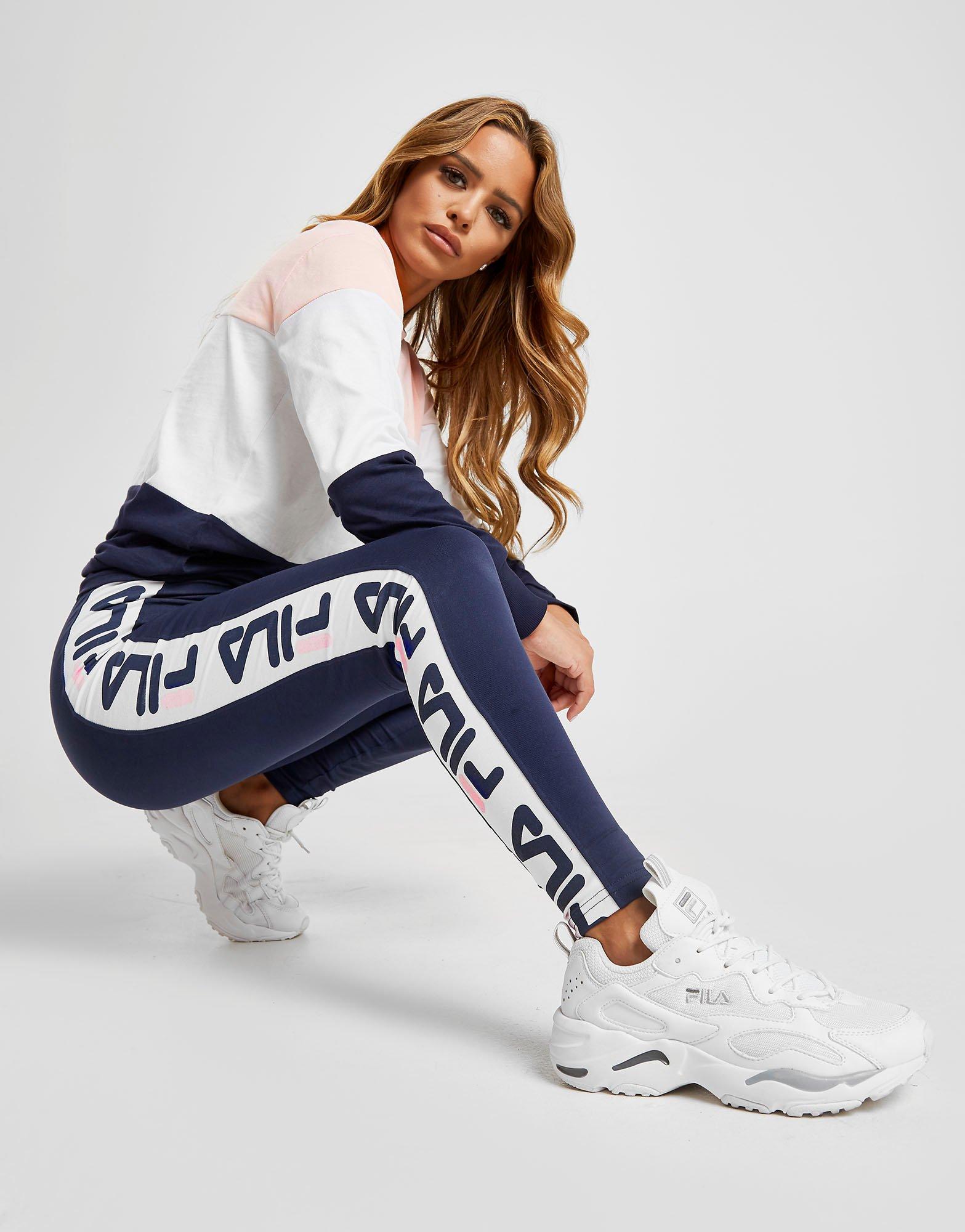 fila panel logo leggings