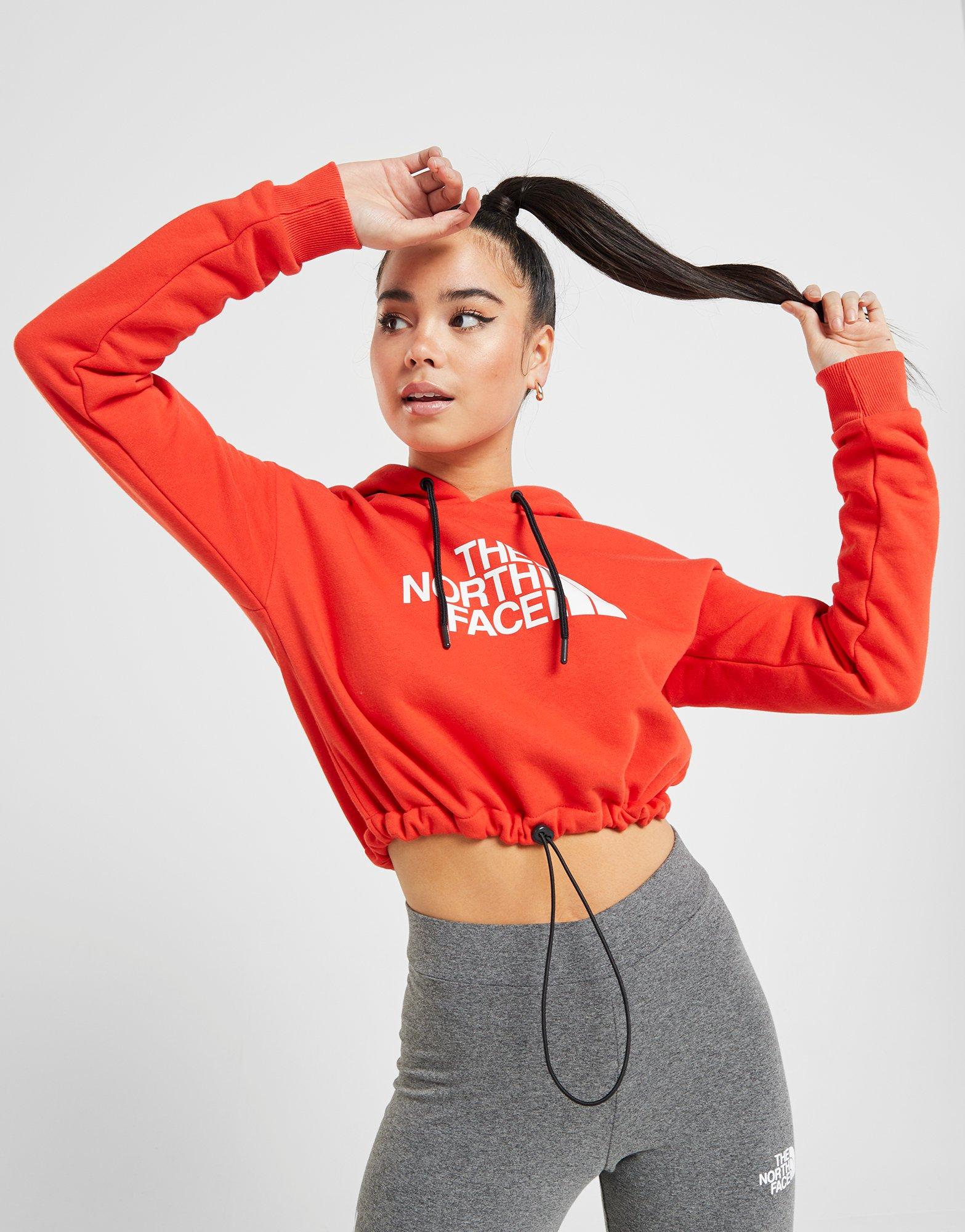 north face cropped jumper