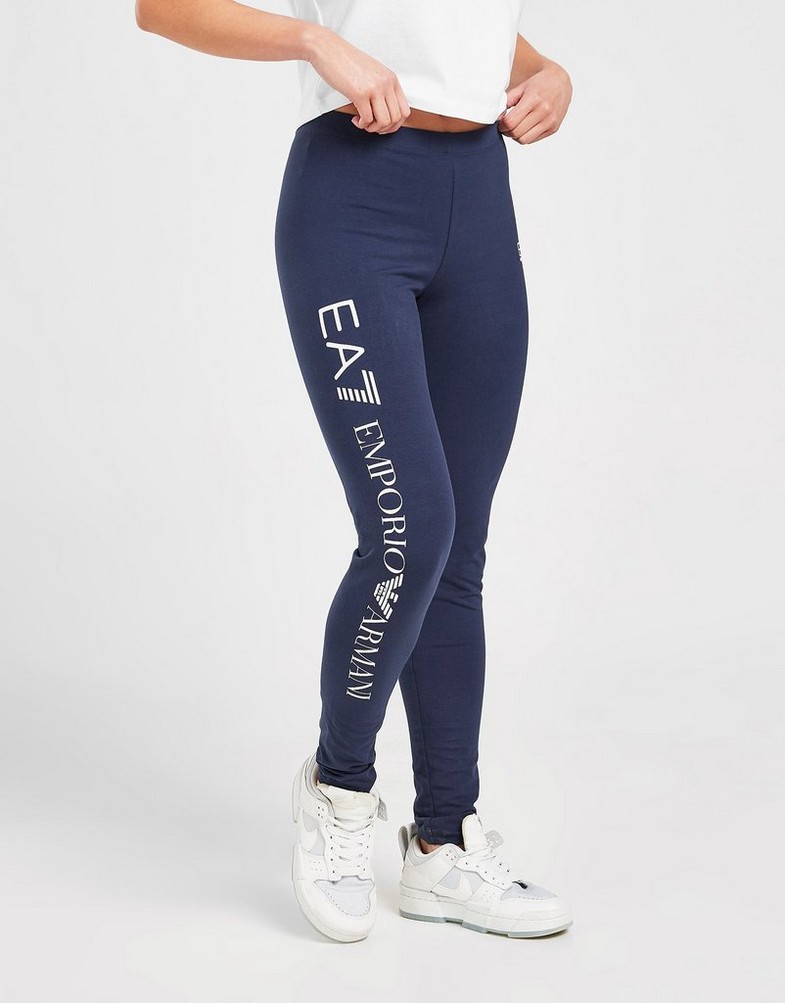Legginsy damskie EMPORIO ARMANI LEGGINGS LOGO LEGGINGS 8NTP63TJ01Z1554 Granatowy