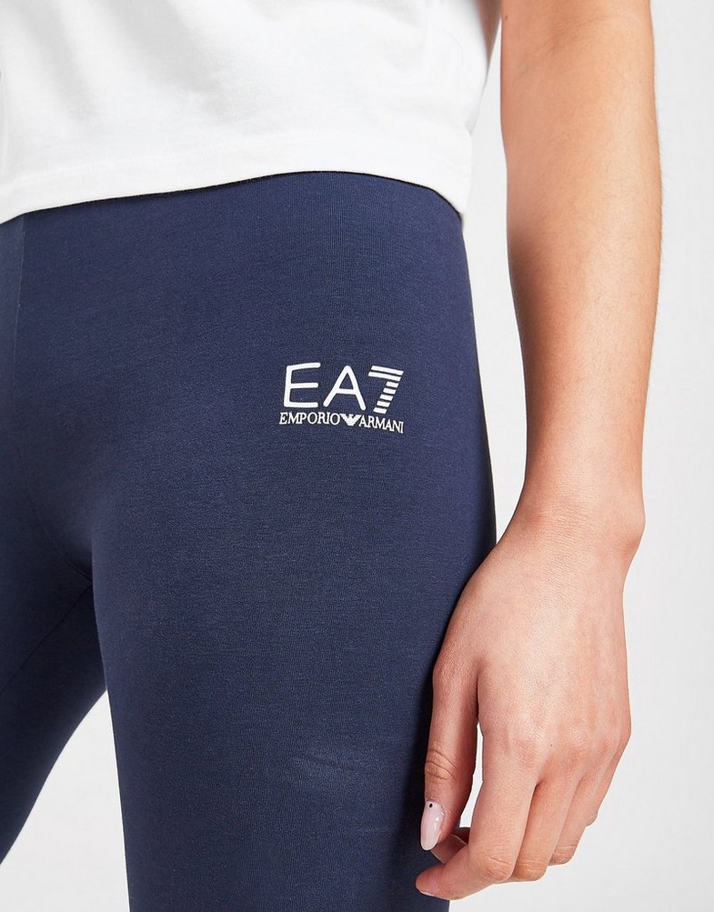 Legginsy damskie EMPORIO ARMANI LEGGINGS LOGO LEGGINGS 8NTP63TJ01Z1554 Granatowy
