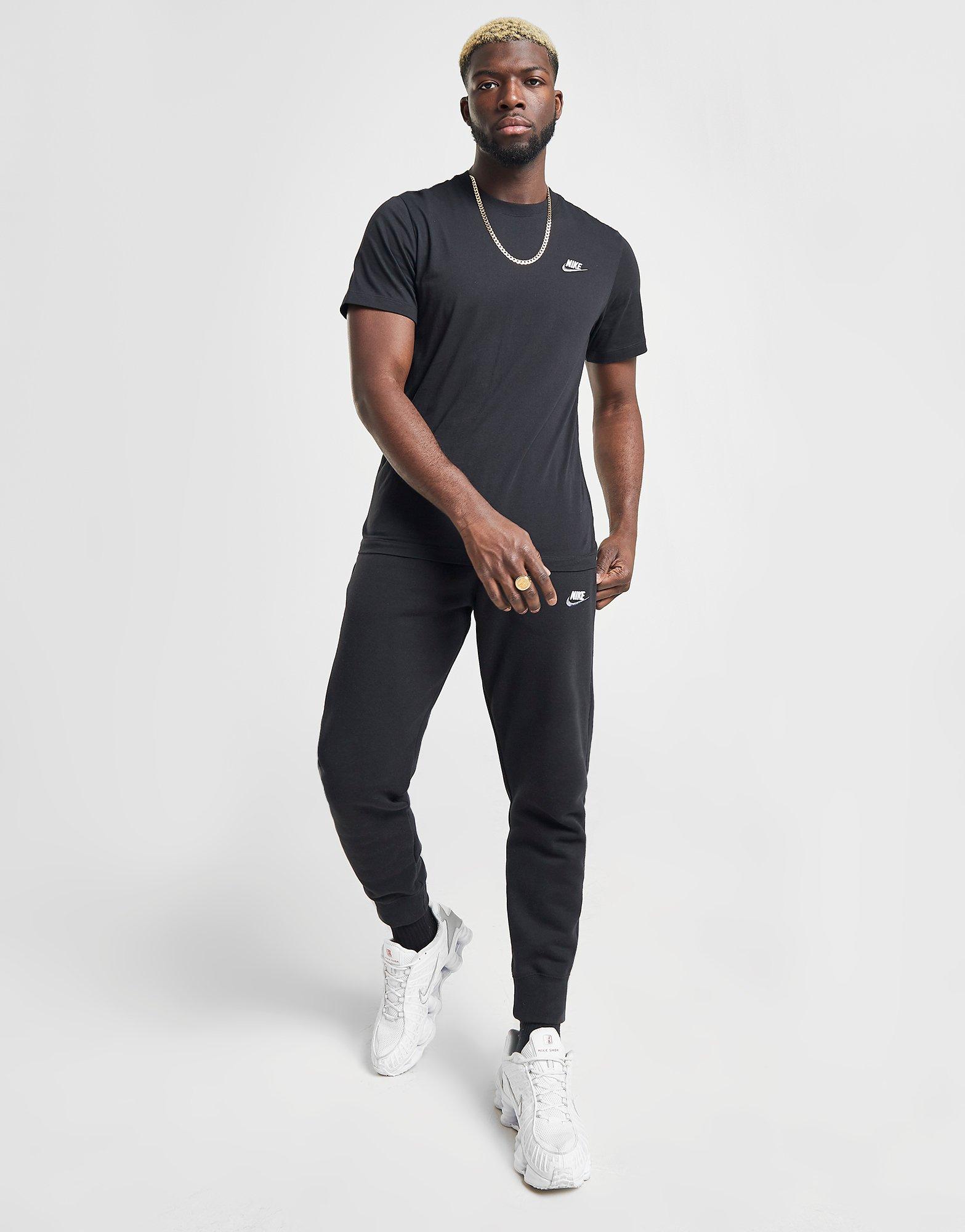 Vyriški marškiniai NIKE MARŠKINĖLIAI M NSW CLUB TEE ESSENTIALS AR4997-014 Juoda