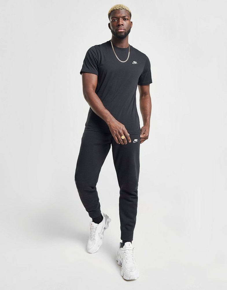 Koszulka, t-shirt męski NIKE T-SHIRT M NSW CLUB TEE ESSENTIALS AR4997-014 Czarny