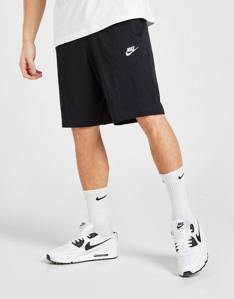 Krótkie spodenki, szorty męskie NIKE SZORTY NIKE SPORTSWEAR CLUB FLEECE SHORTS BV2772-010 Czarny