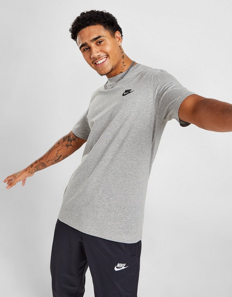 Vyriški marškiniai NIKE MARŠKINĖLIAI SPORTSWEAR CLUB AR4997-064 Pilka