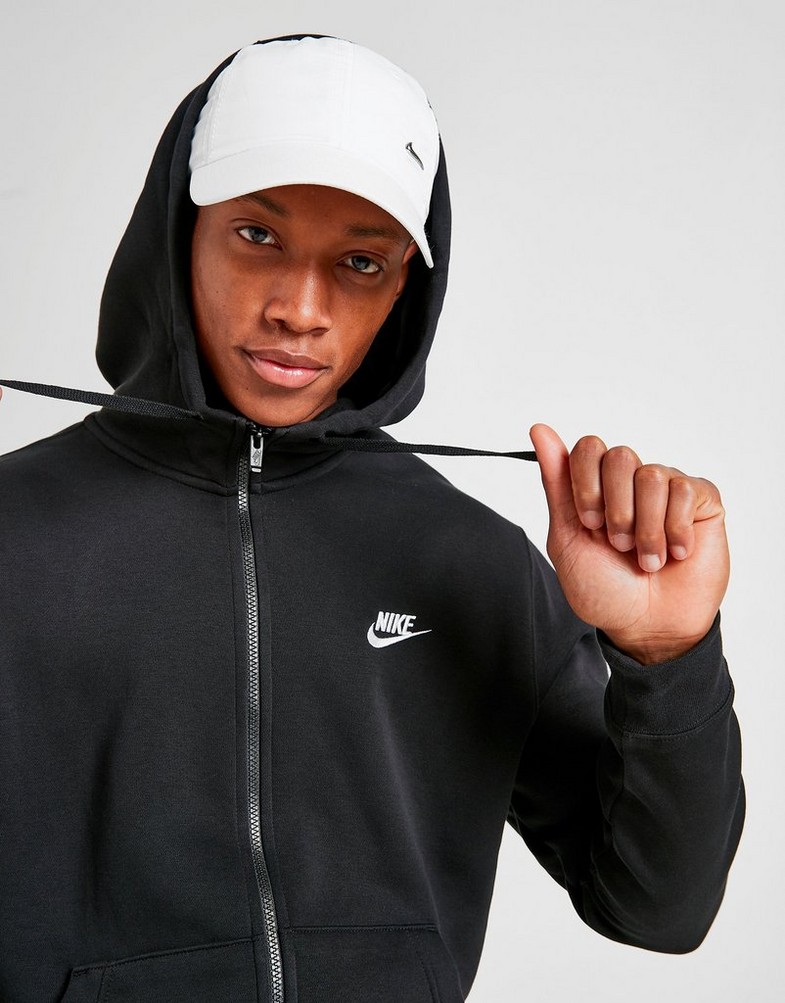 Мъжка блуза NIKE СУИТЧЪР С ЦИП SPORTSWEAR CLUB FLEECE  BV2645-010 Черен