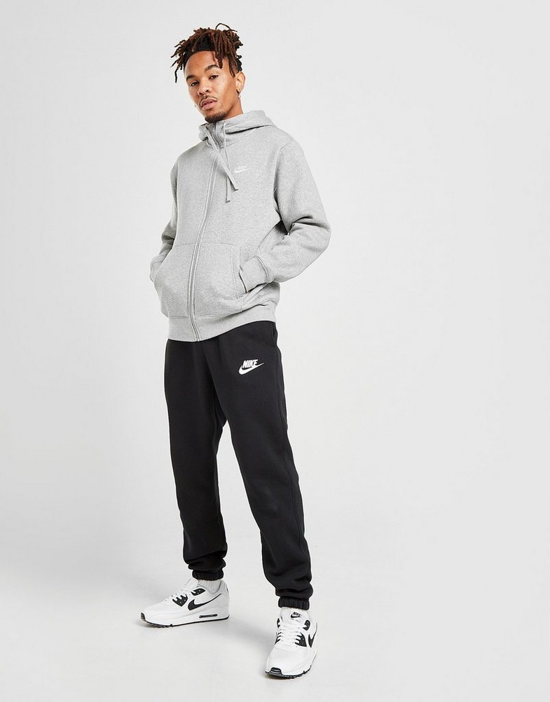 Чоловічі кофти NIKE КОФТА НА БЛИСКАВЦІ SPORTSWEAR CLUB FLEECE BV2645-063 Сірий