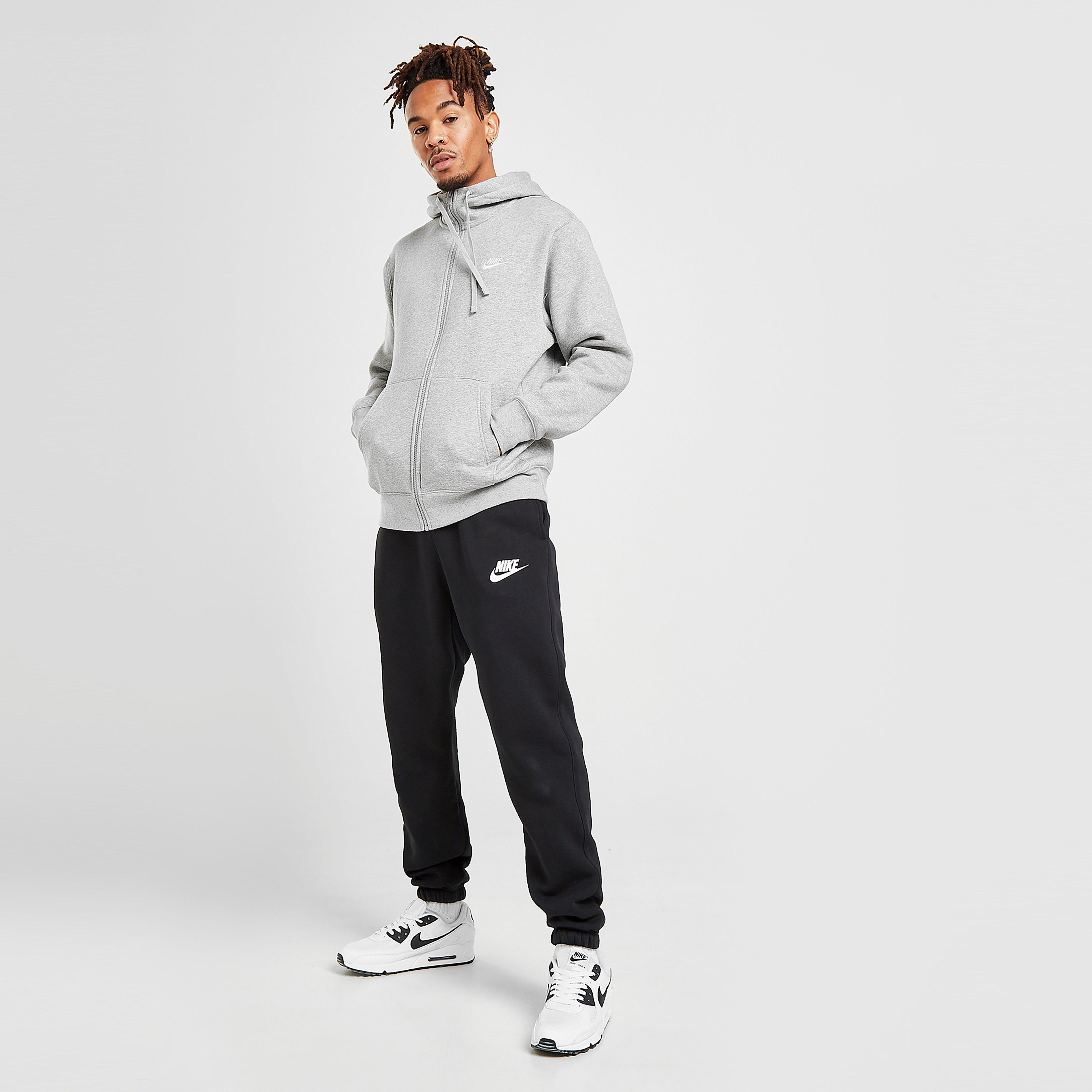 Férfi pulóverek NIKE PULÓVER CIPZÁRAS SPORTSWEAR CLUB FLEECE