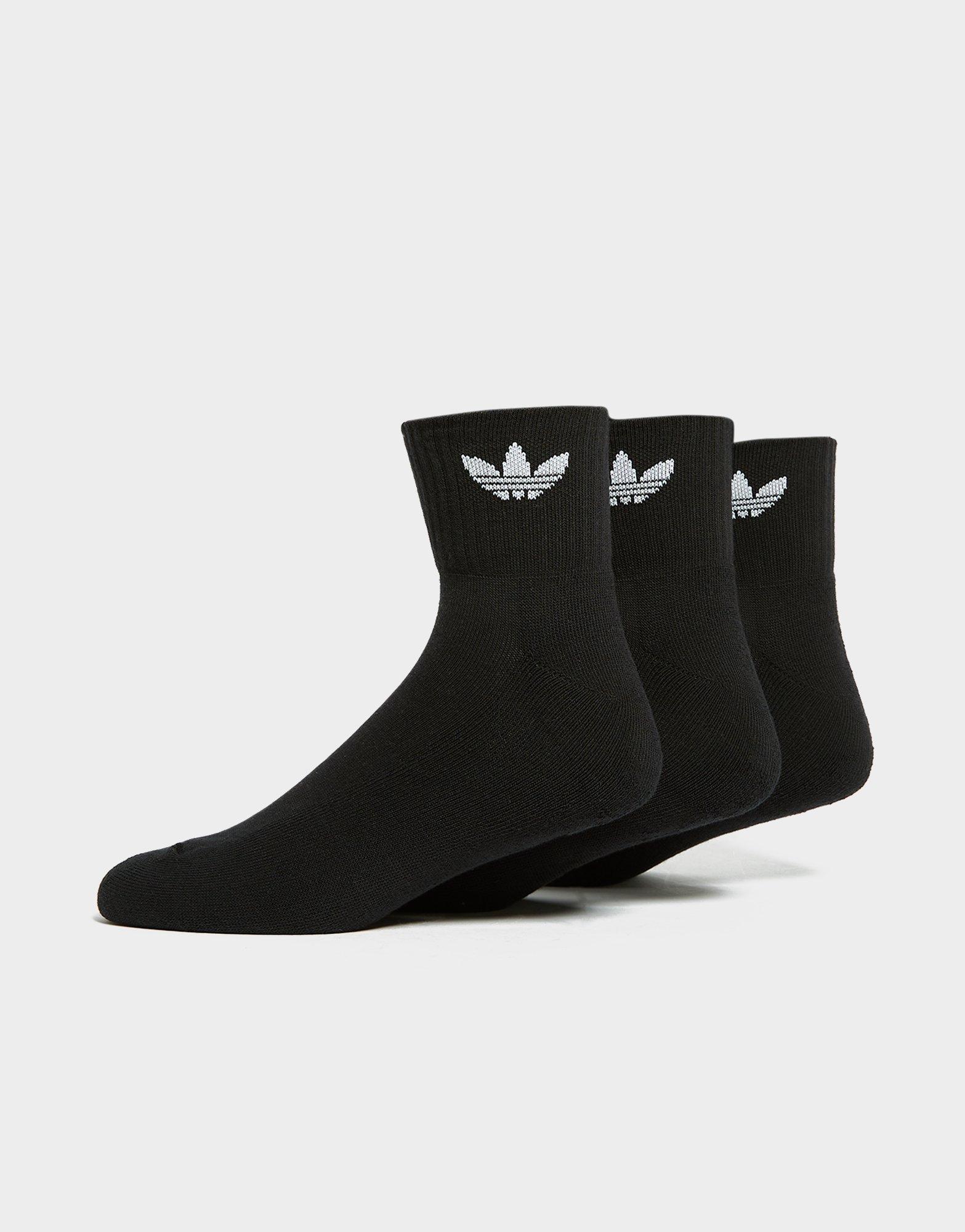 Дамски чорапи ADIDAS ЧОРАПИ MID ANKLE SCK FM0643 Черен