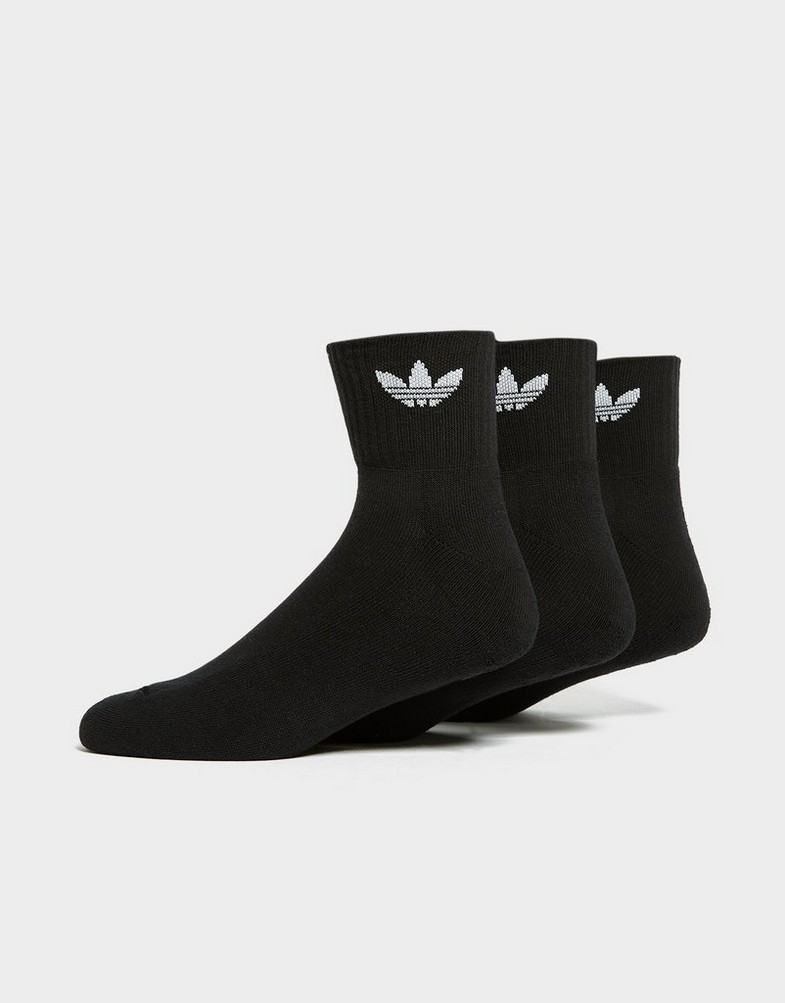 Жіночі шкарпетки ADIDAS ВИСОКІ ШКАРПЕТКИ MID ANKLE SCK FM0643 Чорний
