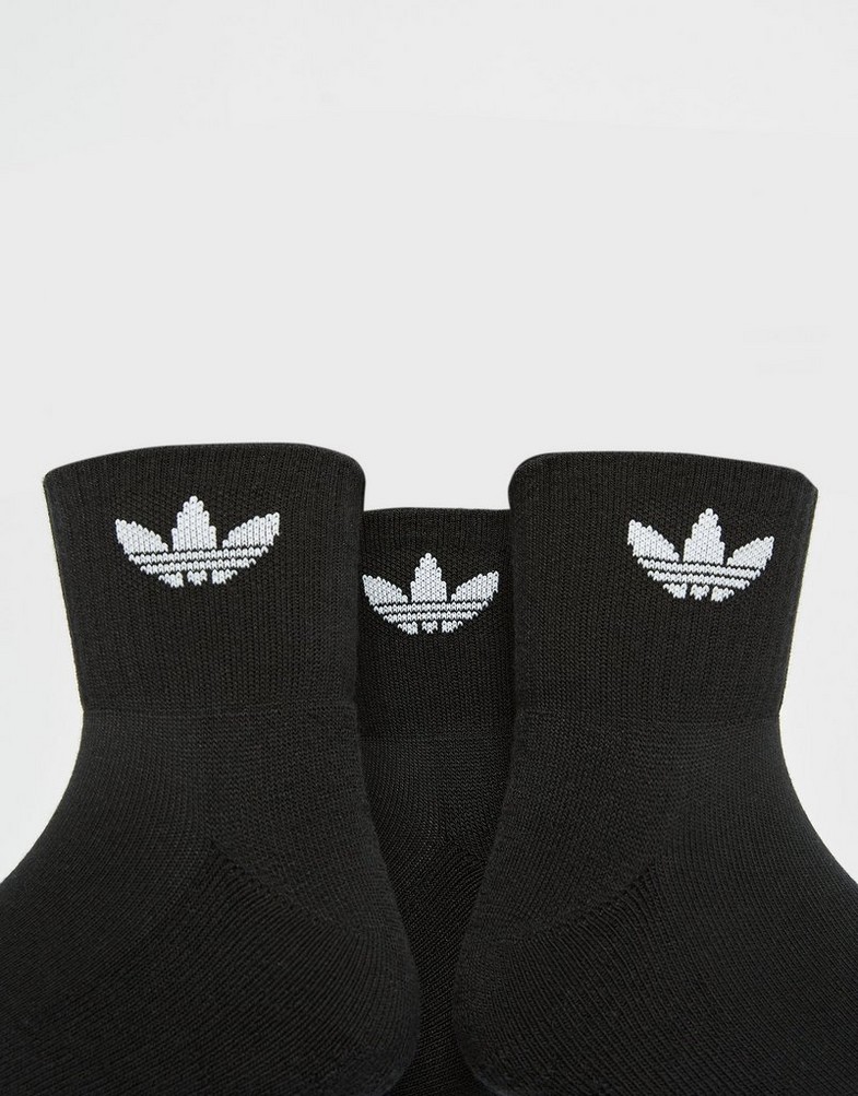 Жіночі шкарпетки ADIDAS ВИСОКІ ШКАРПЕТКИ MID ANKLE SCK FM0643 Чорний
