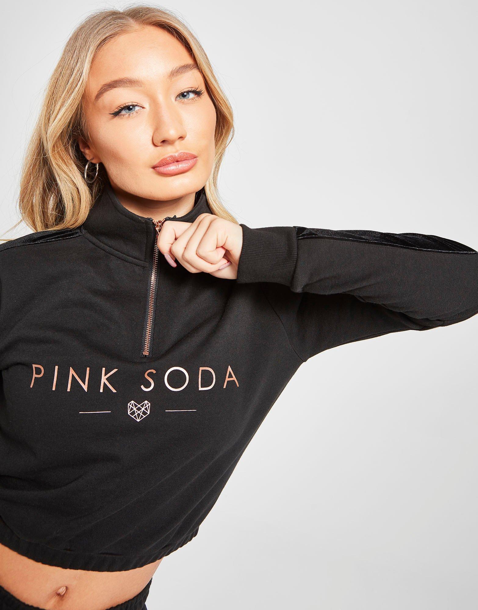 pink soda zip hoodie