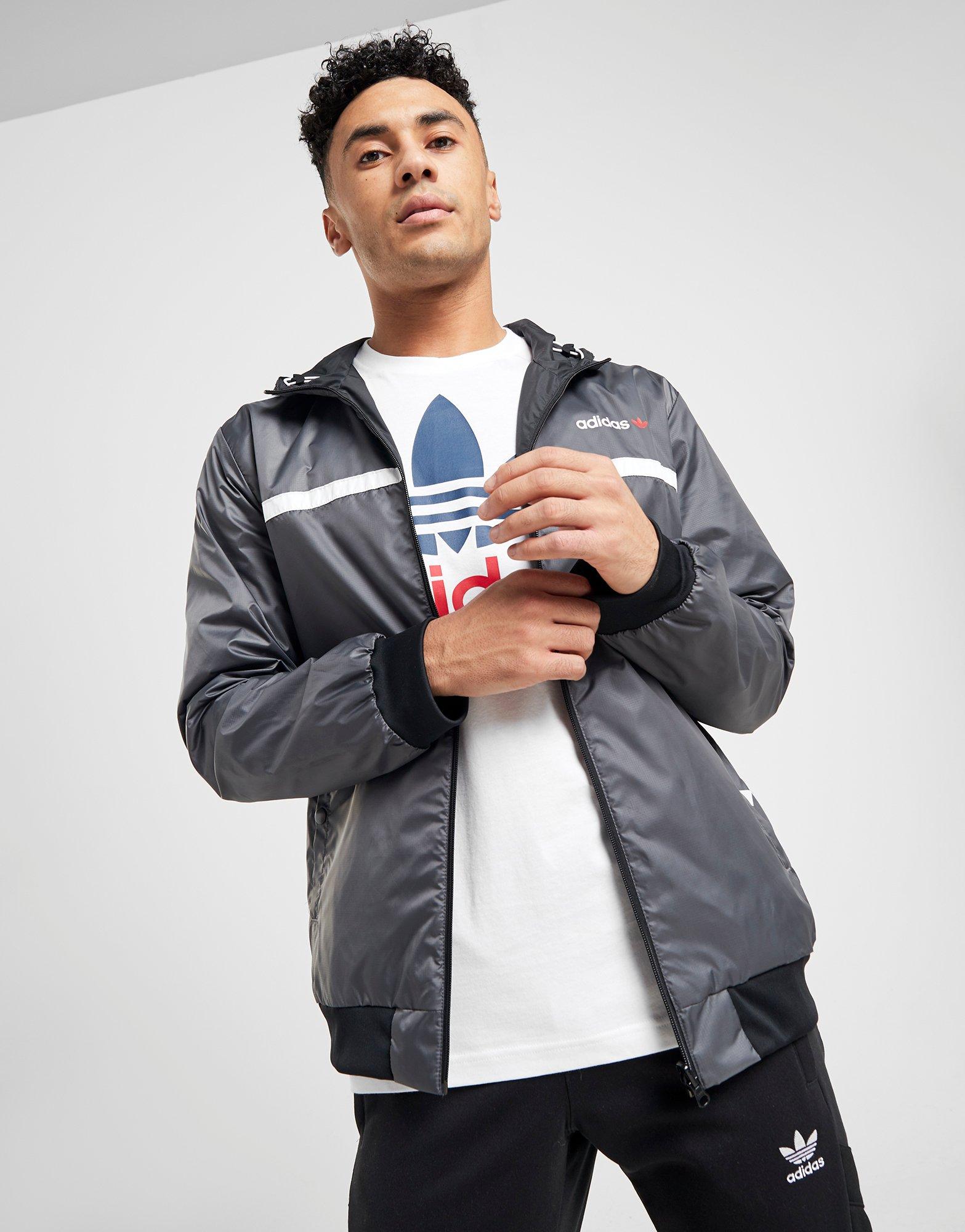 adidas linear 2.0 reversible windbreaker jacket