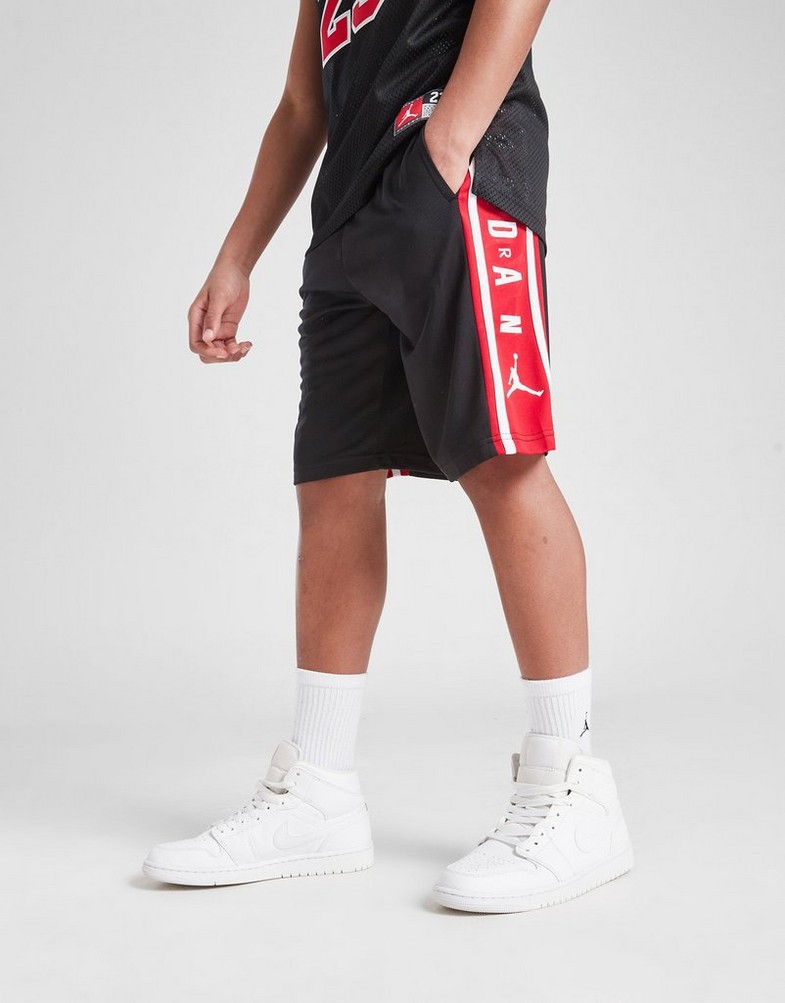 Vaikiški šortai JORDAN ŠORTAI HBR PLY SHRT BLK/RD B 957115-023 Juoda