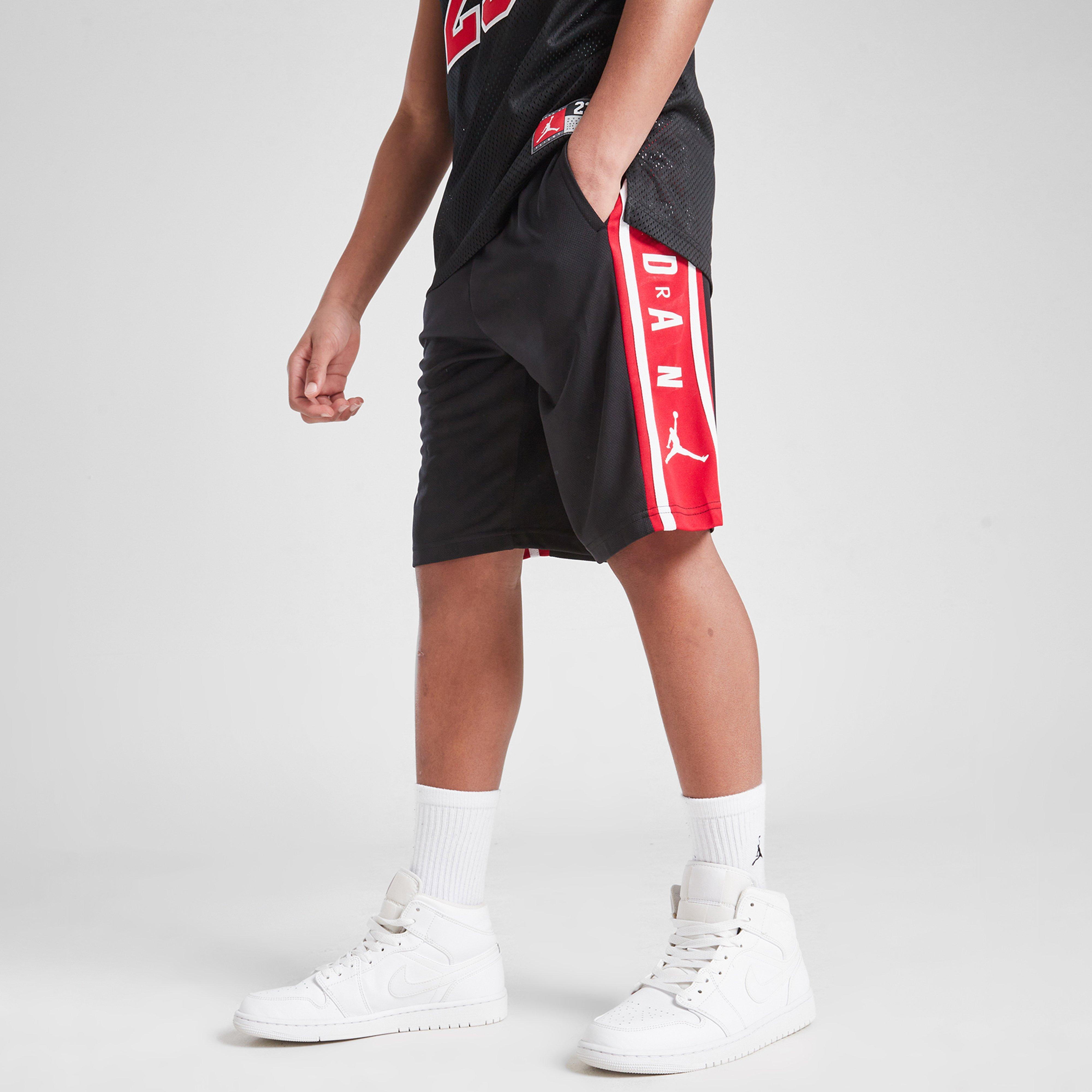 Gyerek rövidnadrág JORDAN RÖVIDNADRÁG HBR PLY SHRT BLK/RD B