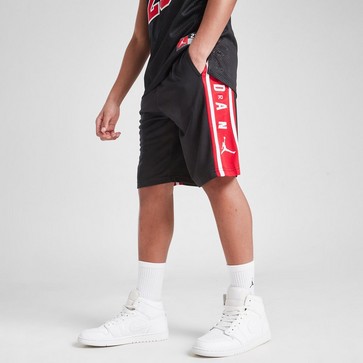 Detské krátke nohavice JORDAN ŠORTKY  HBR PLY SHRT BLK/RD B
