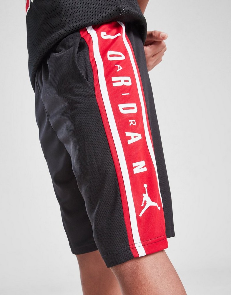 Vaikiški šortai JORDAN ŠORTAI HBR PLY SHRT BLK/RD B 957115-023 Juoda