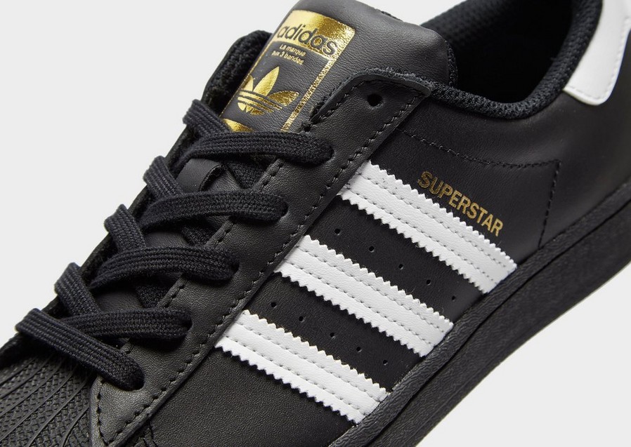 Buty sneakersy dla dzieci ADIDAS SUPERSTAR J EF5398 Czarny