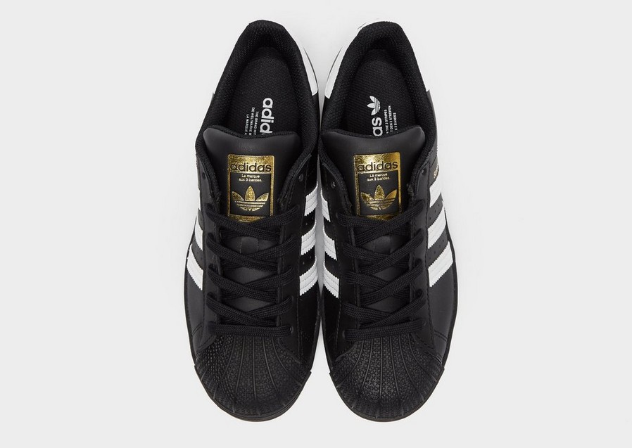 Buty sneakersy dla dzieci ADIDAS SUPERSTAR J EF5398 Czarny