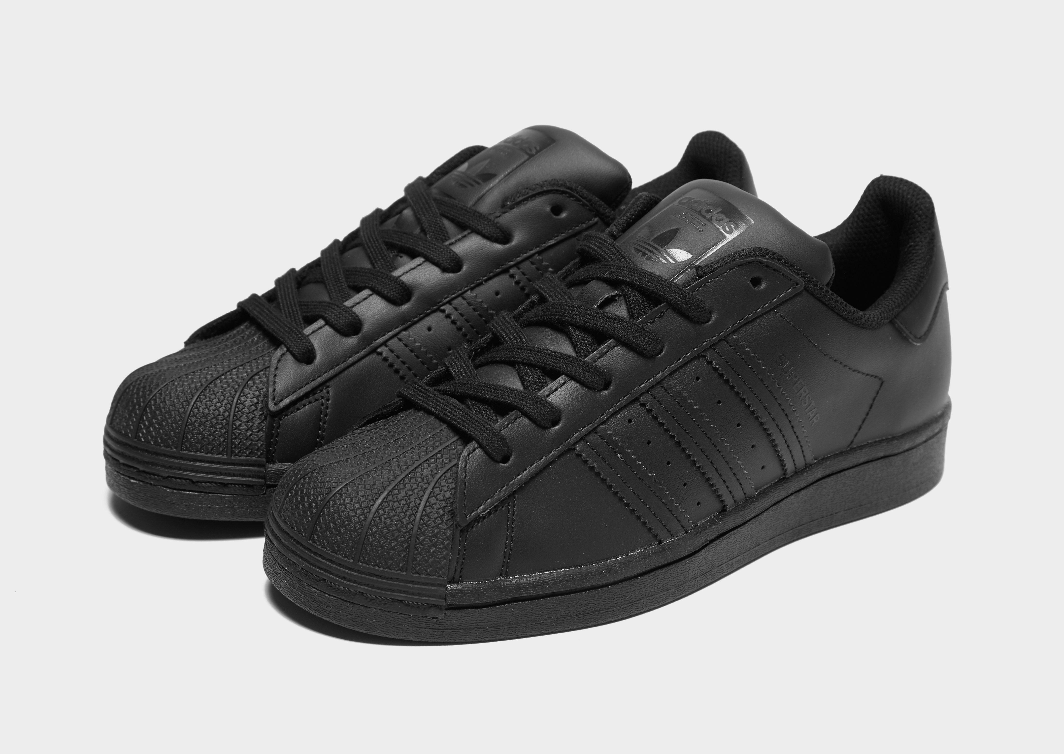 Buty sneakersy dla dzieci ADIDAS ORIGINALS SUPERSTAR  FU7713 Czarny