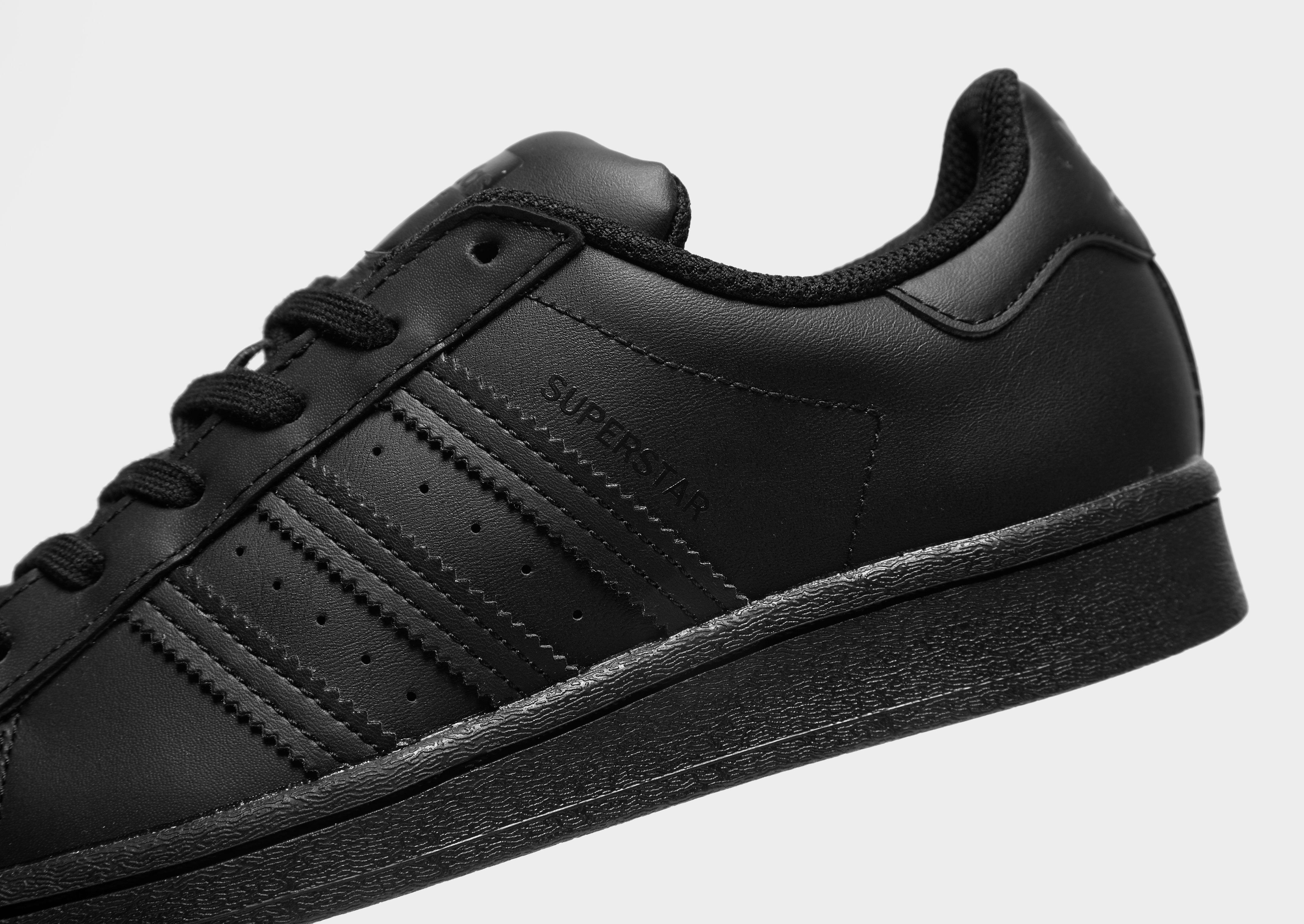Buty sneakersy dla dzieci ADIDAS ORIGINALS SUPERSTAR  FU7713 Czarny